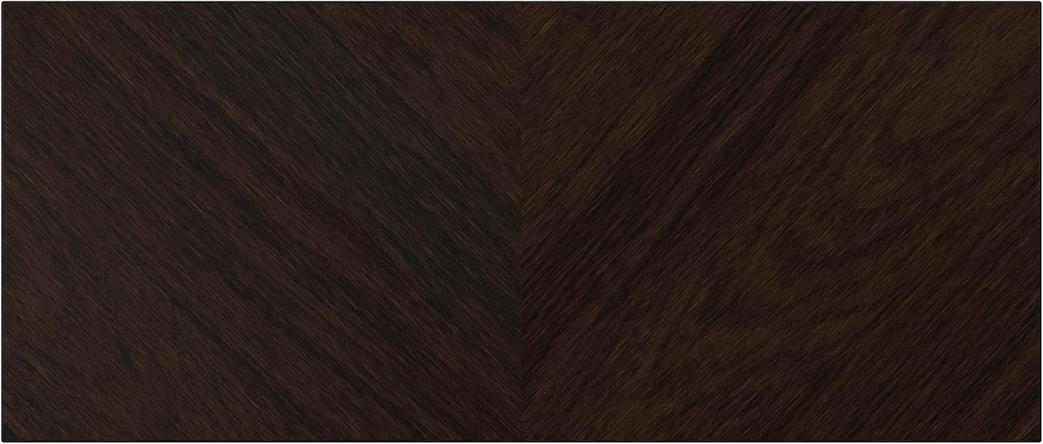 HEDEVIKEN Drawer front, dark brown stained oak veneer, 60x26 cm