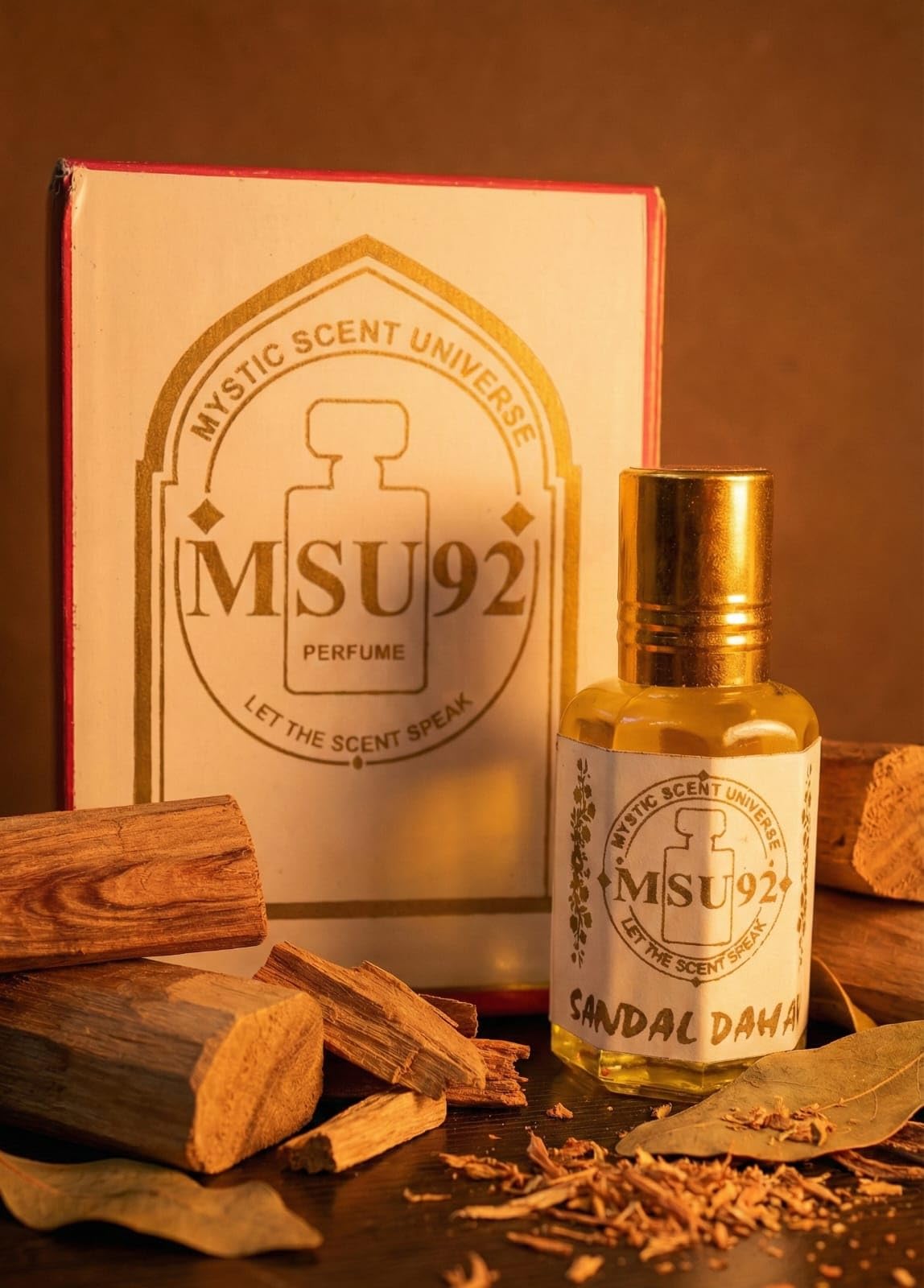 Sandal Dahab Perfume Oil for Men & Women | Long Lasting Alcohol Free Attar | Rich Sandalwood Creamy Woody Fragrance | Concentrated Unisex Perfume with Premium Packaging (3ML)-image-40