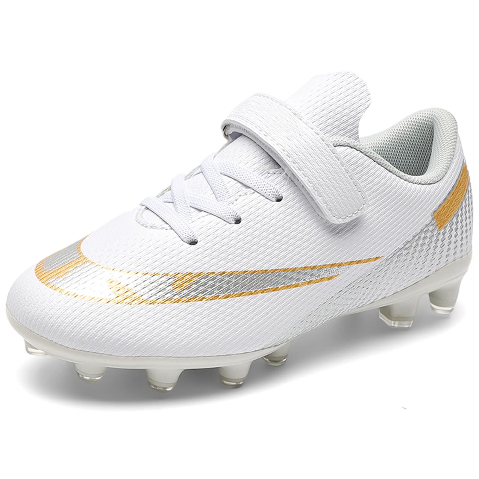 ASOCO DREAM Zapatillas de Fútbol Niño Calzado de Fútbol Spike Aire Libre Zapatos de Deporte Adolescentes Atletismo Training Botas de Fútbol