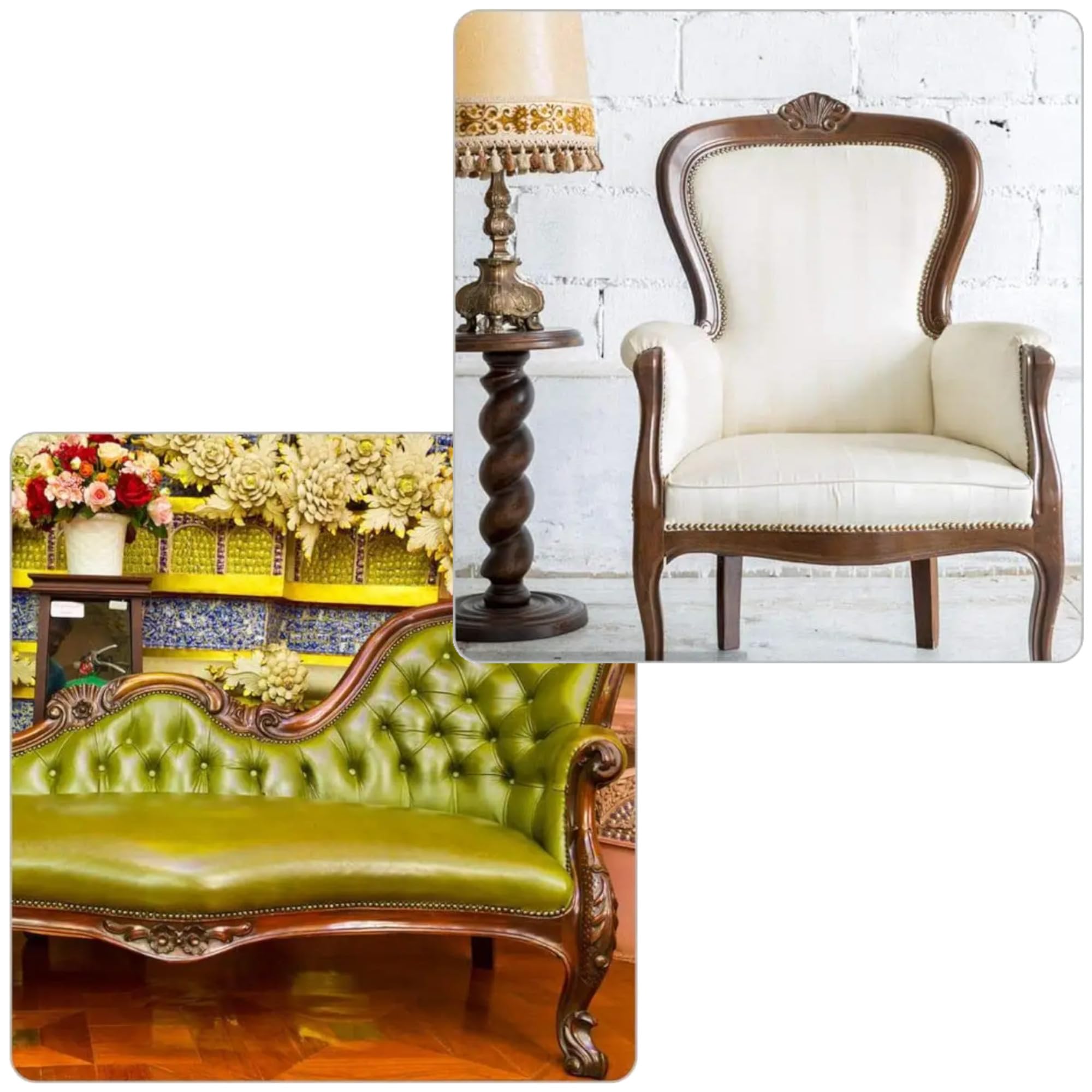 100x Clou Tapissier 9mm Doré Or Ameublement Canapé Fauteuil