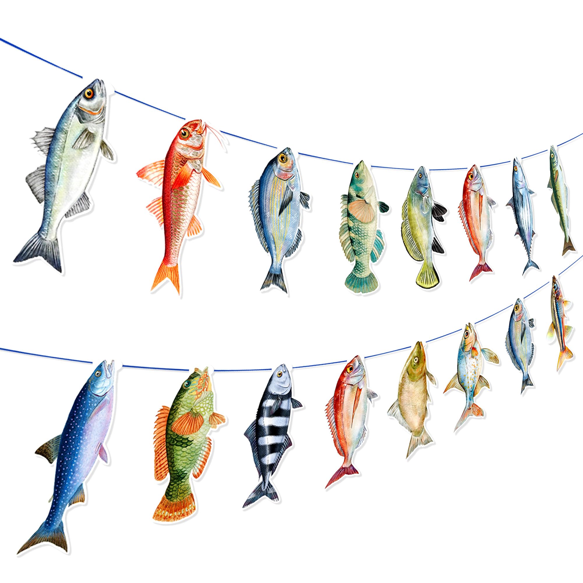 Fishing Birthday Decorations Gone Fishing Cupcake Muffin Decor Fishing Birthday Party Decorations for Retirement Farewell Birthday Party Supplies