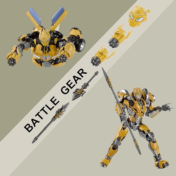 YOLOPARK Transformers Toys Rise of The Beasts Movie Cheetor Action Figure with Bumblebee’s Weaponry - Kids Ages 8 and Up,7.08 Inch (Cheetor)