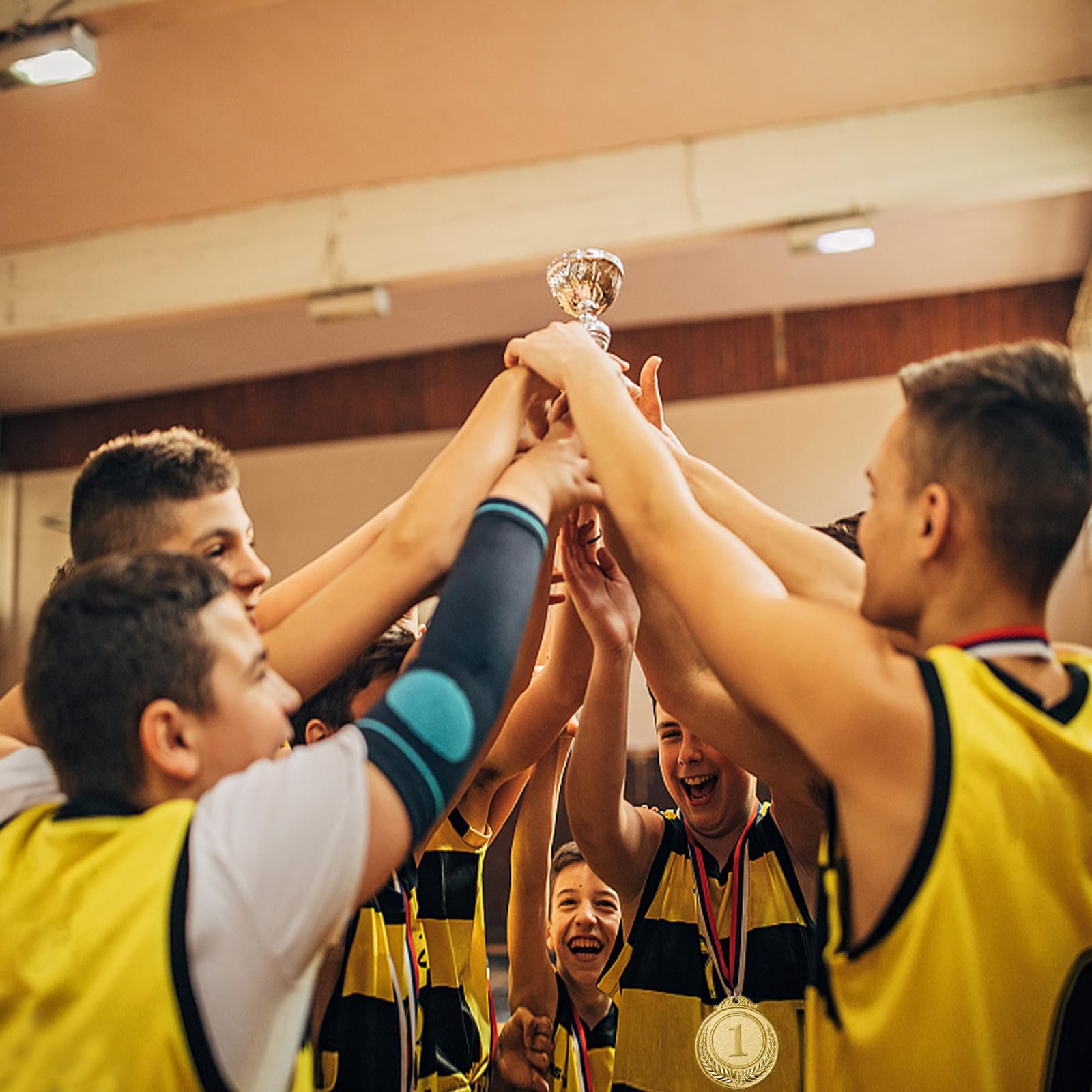 Medaillen für Auszeichnungen, Metallmedaillen mit Band für Fußball, Baseball, Fußball, Basketball, Softball, Gymnastik, Team, Sport, Spieler, Wettbewerbe, Champion, Geschenk, 30 Stück