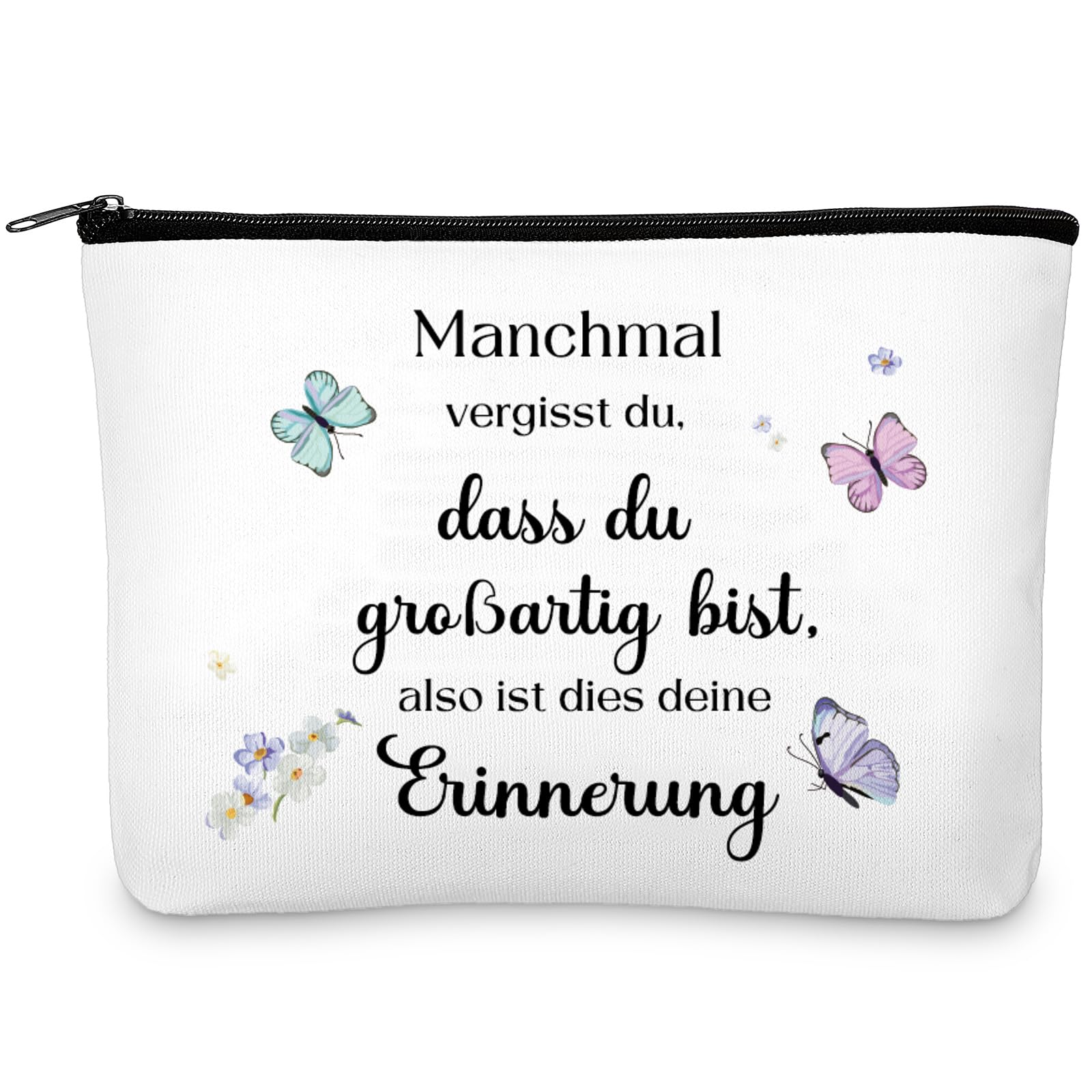 Jadive Geschenkset Für Beste Freundin – Mit Kosmetiktasche & Schlüsselanhänger Mit Spruch