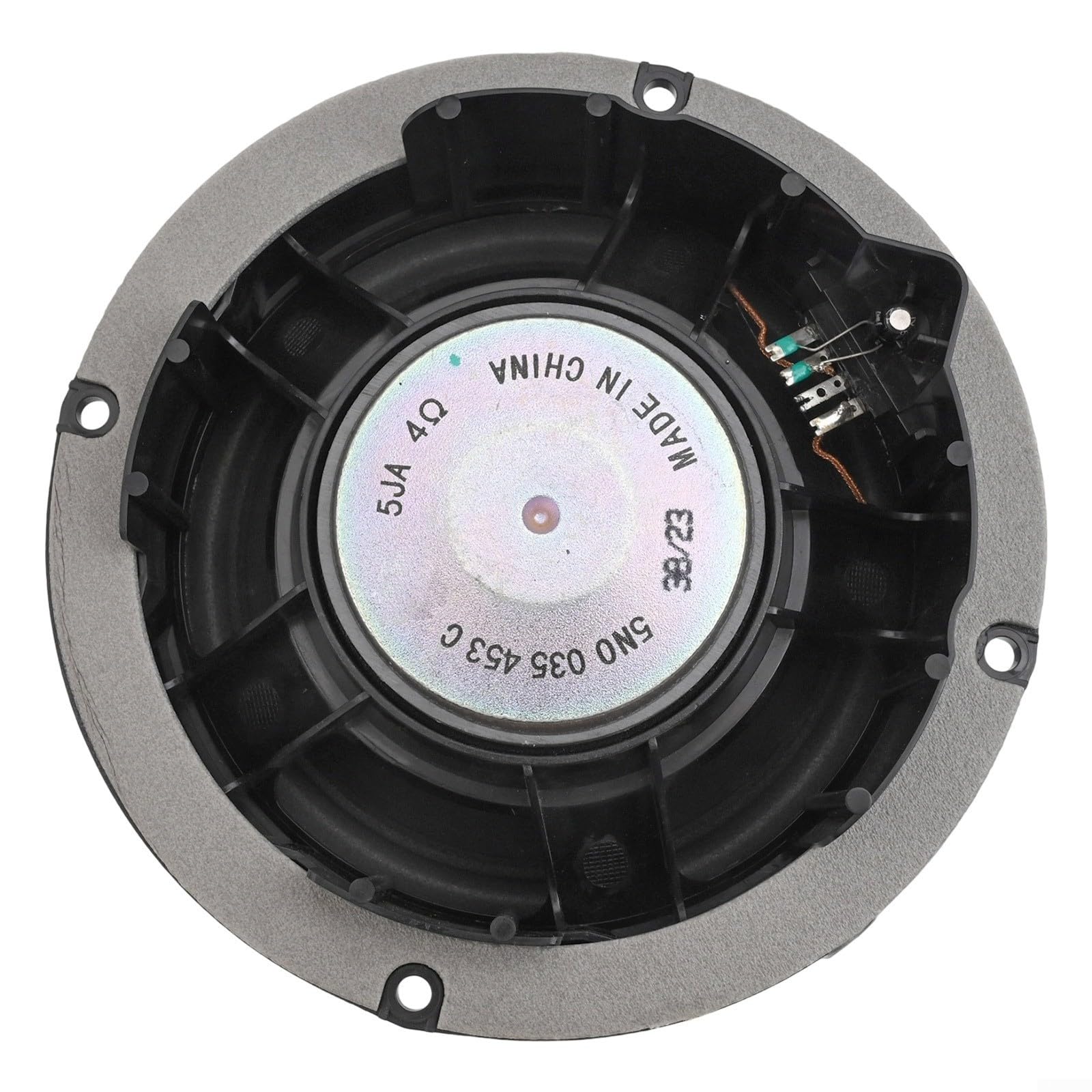 Haut-parleur audio de voiture avant et arrière en ABS noir compatible avec Tiguan 2009-2019 OEM 5N0035454B 5N0035453C (arrière)