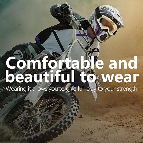 Miniatura 3 de Gafas de motocicleta ATV Dirt Bike Anti arañazos Motocross UV400 proteger gafas flexibles Off Road a prueba de polvo anti niebla gafas de equitación