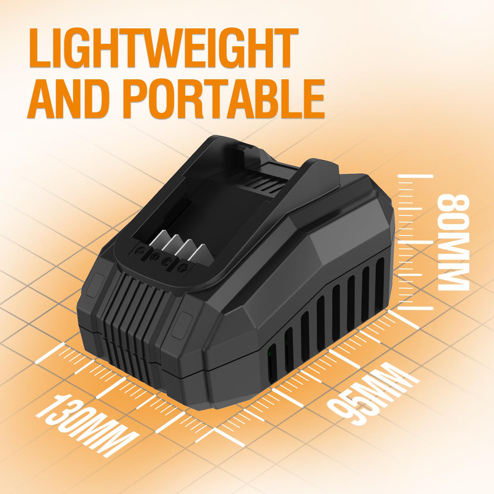 MAXXT Set di batterie | 2 batterie agli ioni di litio da 20 V 2,0 Ah + 1 caricatore | compatibile esclusivamente con MAXXT