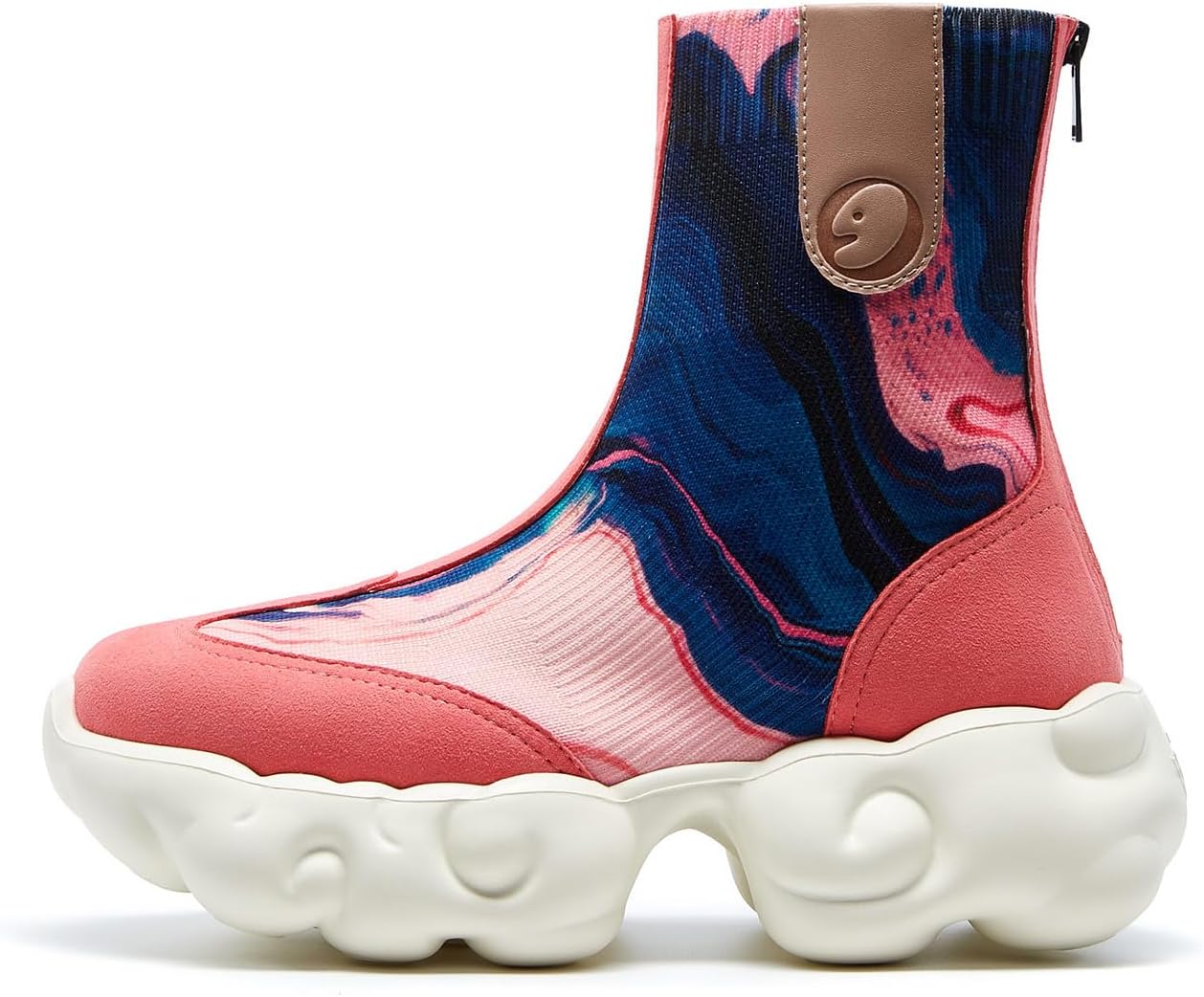 UIN Women's Platform Fashion Boots Comfortable Chunky Art Travel Shoes Cloud Series