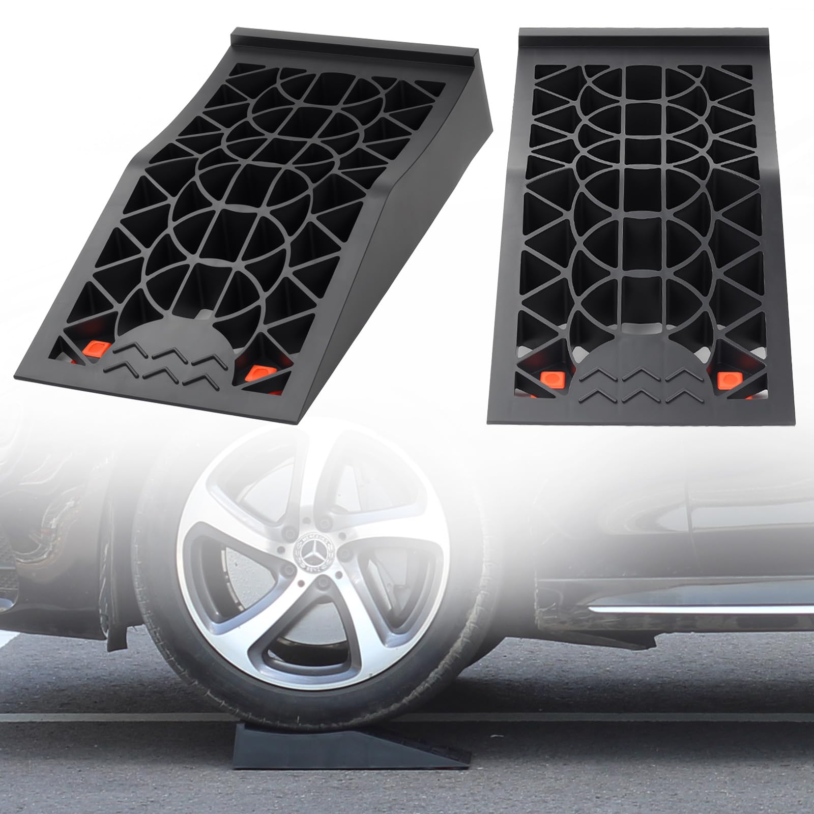 OULEME カースロープ タイヤスロープ ローダウン車対応 耐荷重6トン 整備…
