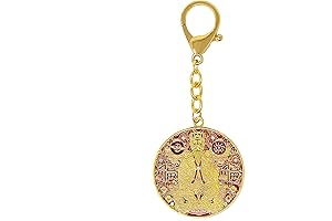 Feng Shui FU Tai Sui Wealth And Lucky Amulet Keychain