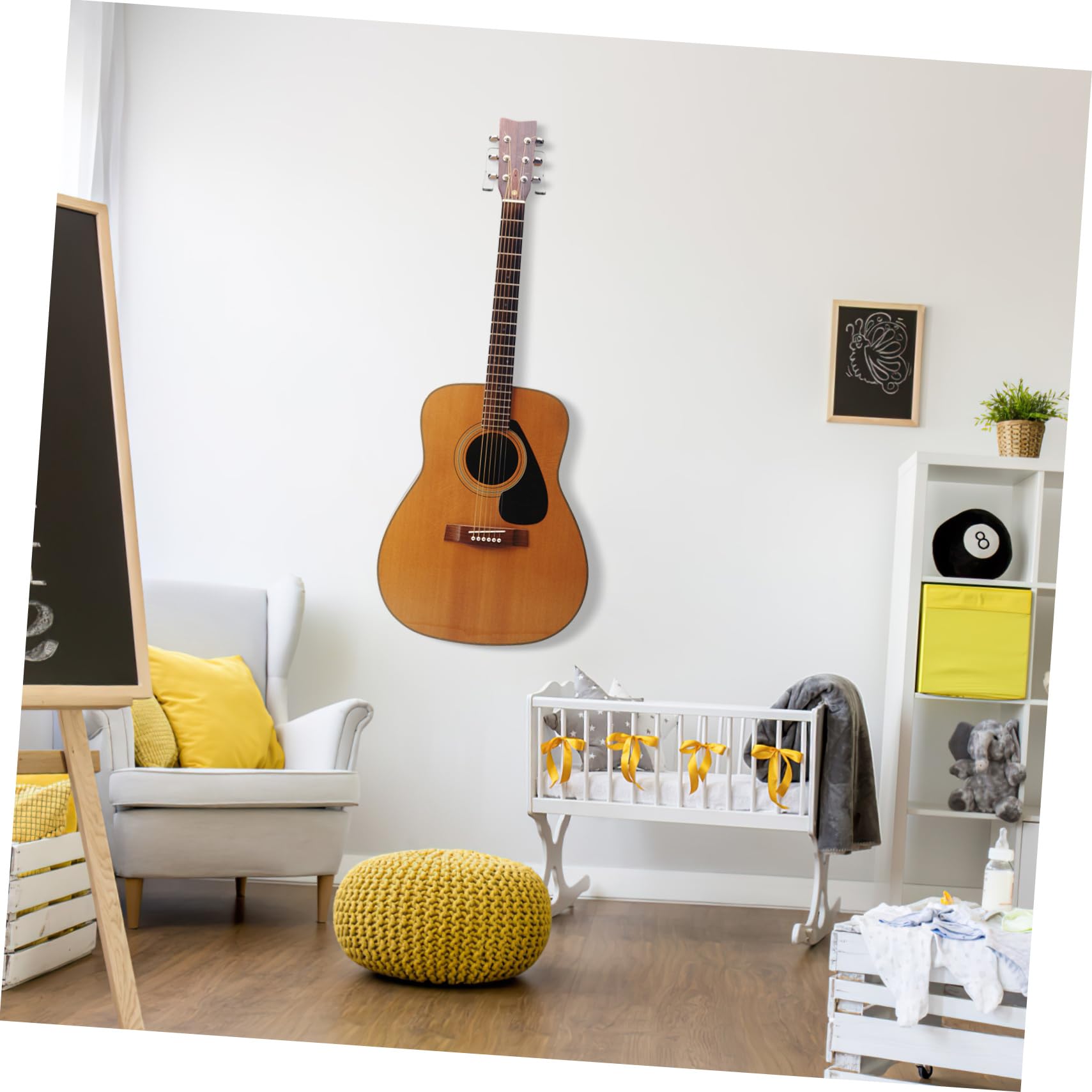 ifundom 9sets Gancio Per Chitarra Parete Acrilico Trasparente Supporto Pratico Per Chitarra Acustica Ed Elettrica Facile Installazione e Design Elegante Per Esposizione Artistica