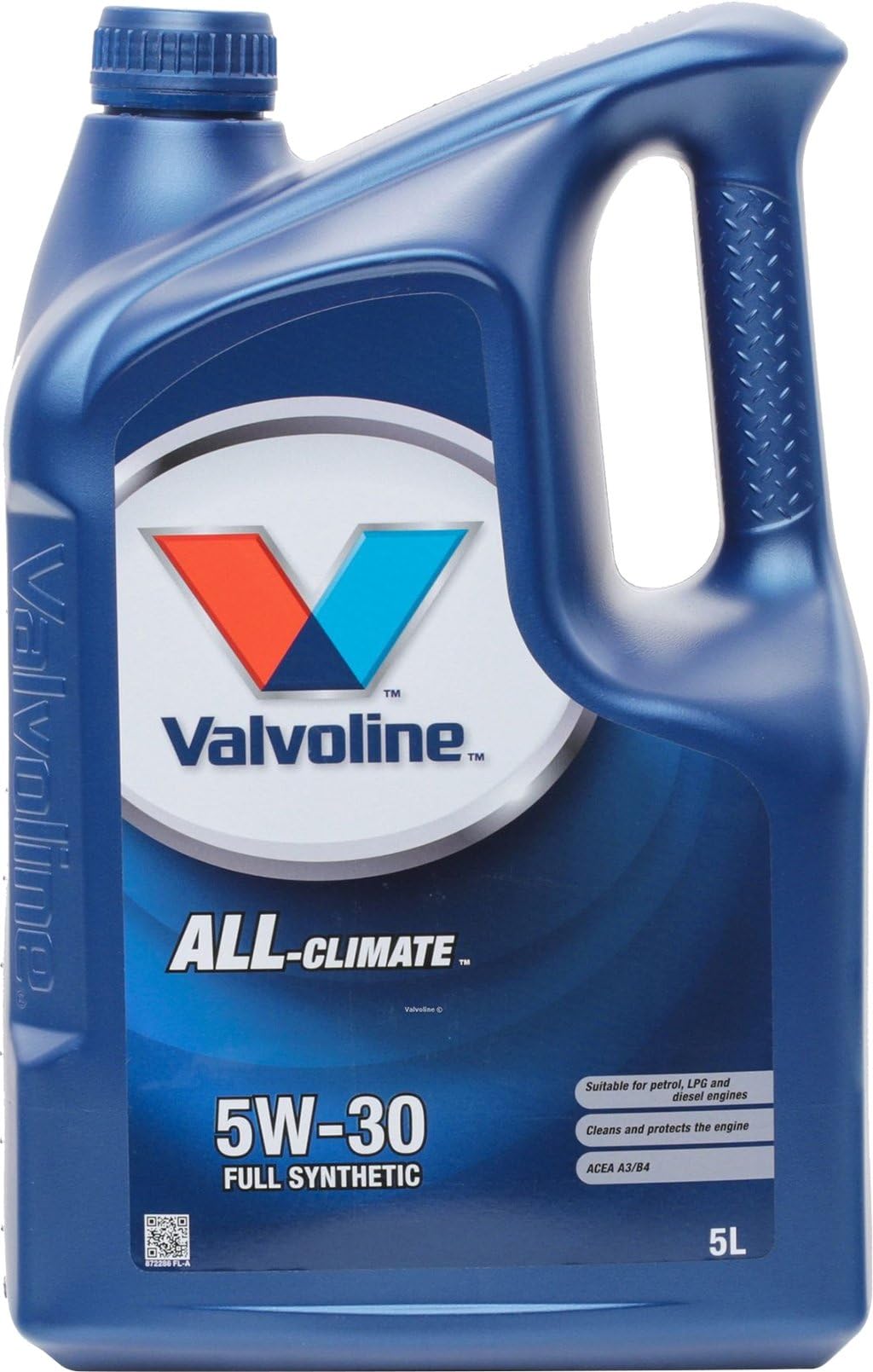 Valvoline Motoröl 5W-30 All-Climate Synthetiköl Motor Öl ACEA A3/B3 ACEA A3/B4 API SL API CF 5L Kompatibel mit VW Golf 7 Schrägheck 5G1, BQ1, BE1, BE2 Golf 4 Schrägheck 1J1 Golf 6 5K1 POLO 9N
