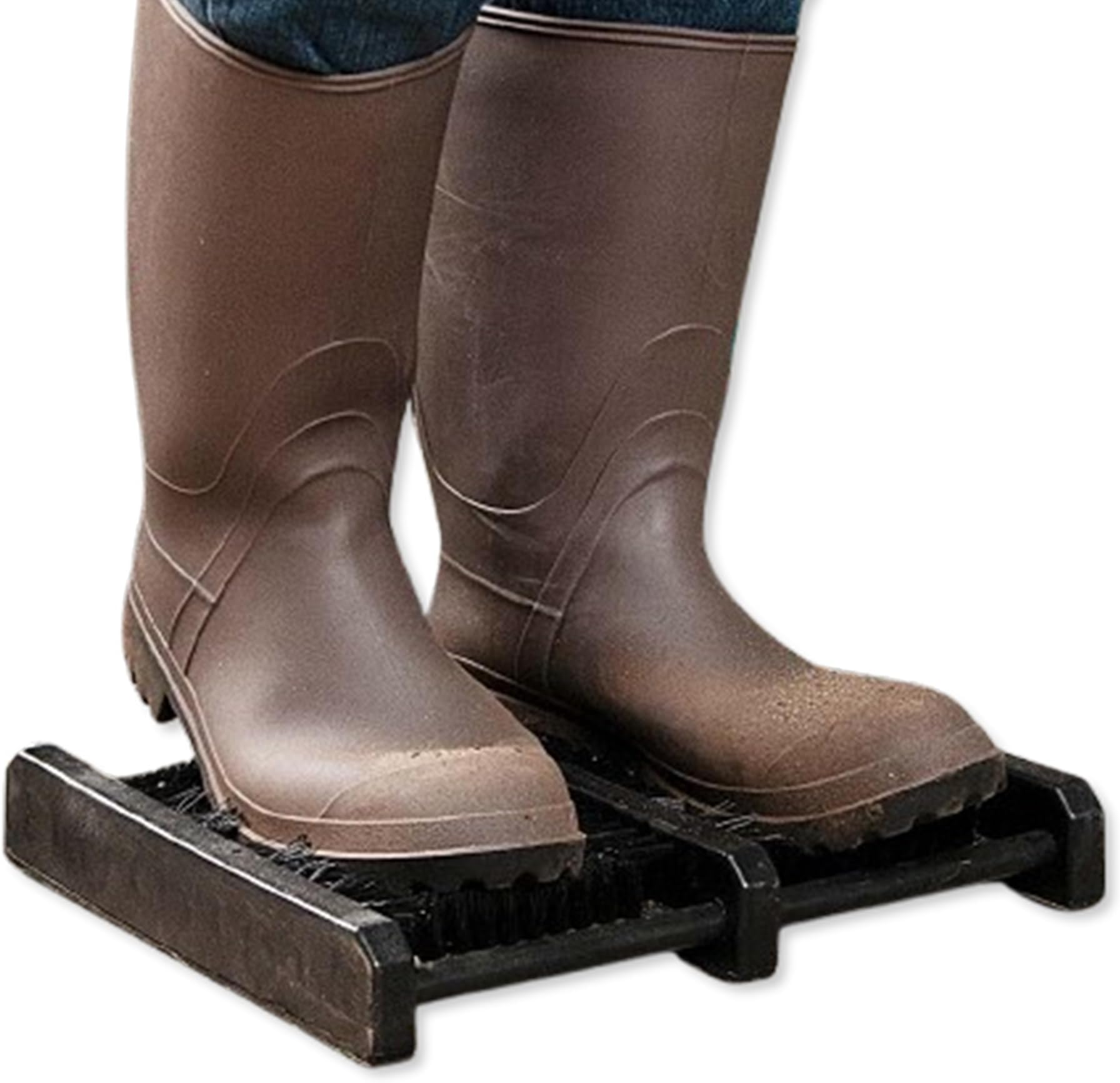 JOB SITE Jobsite Boot Scrubber Flat Mat Scraper Brush - As Seen on TV