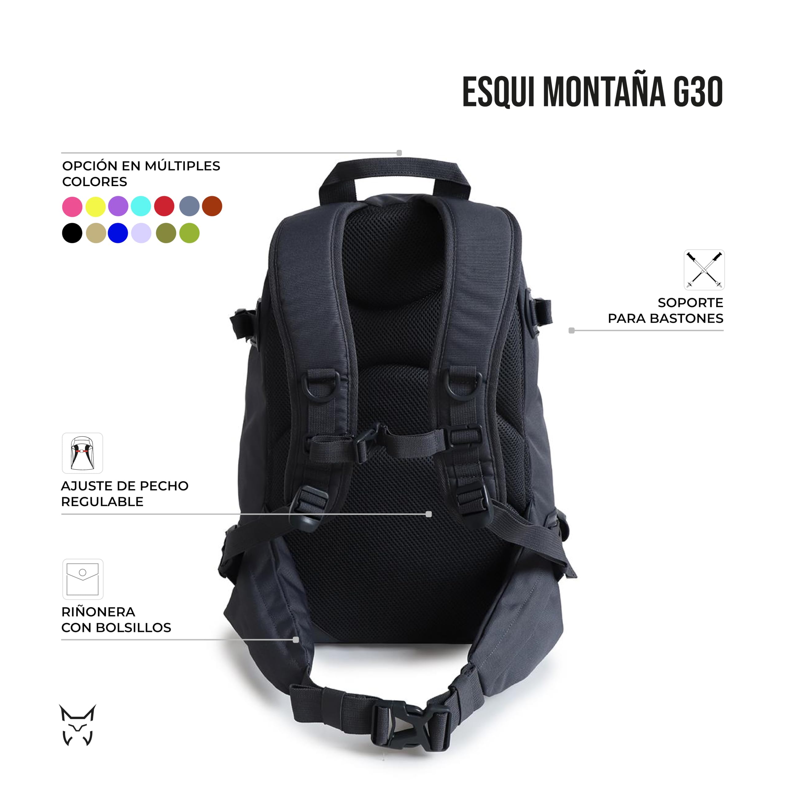 ALTUS Unisex Esquí Montaña Rucksack
