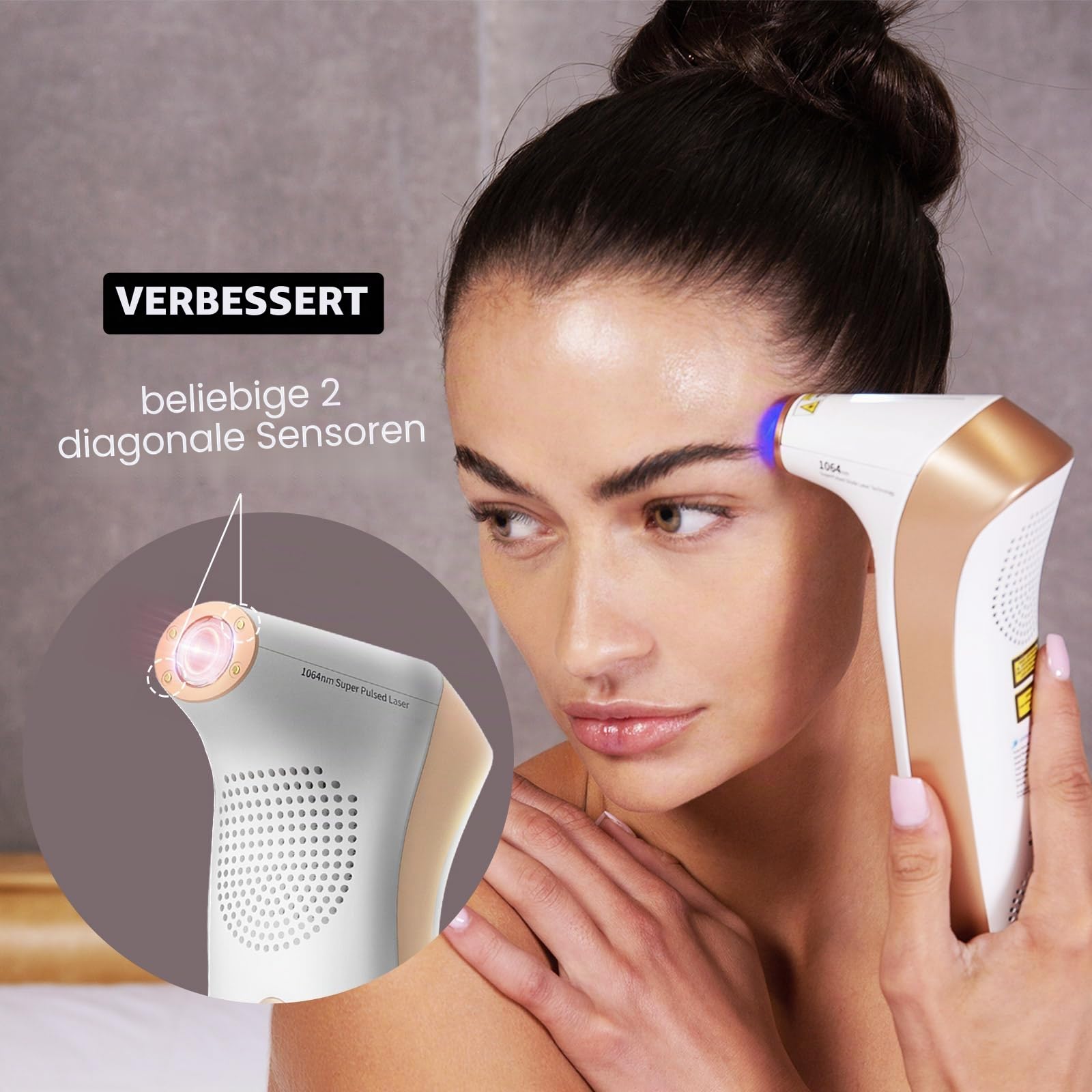 DermRays Lasergerät 1064 nm, multifunktionales Schönheitsgerät, Gesichtsmassagegerät, für den Heimgebrauch