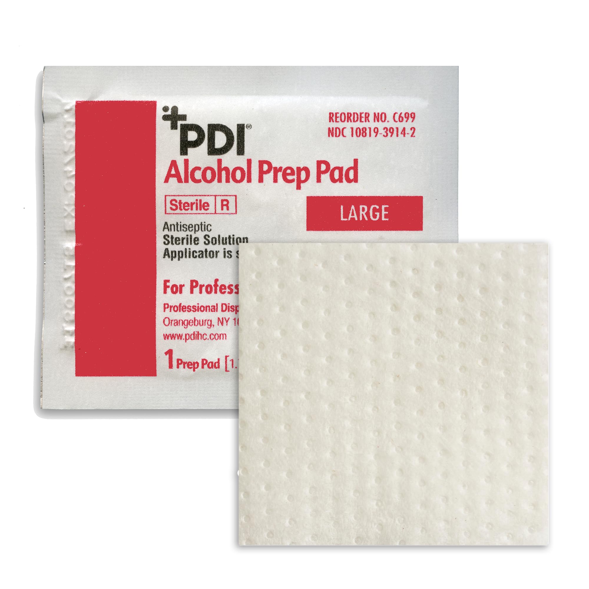 Snapklik.com : Alcohol Prep Pads, Large Premium 1.7