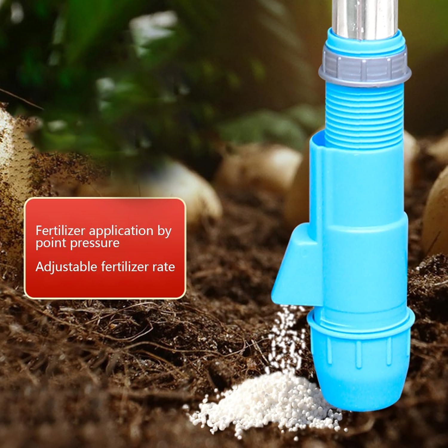 Esparcidor De Fertilizante Mochila, Esparcidor Manual Esparcidor De Semillas Aplicador De Fertilizantes, Portátil Ajustable Abonadora Manual Pulverizador De Fertilizante Para Fertilización, Jardinería