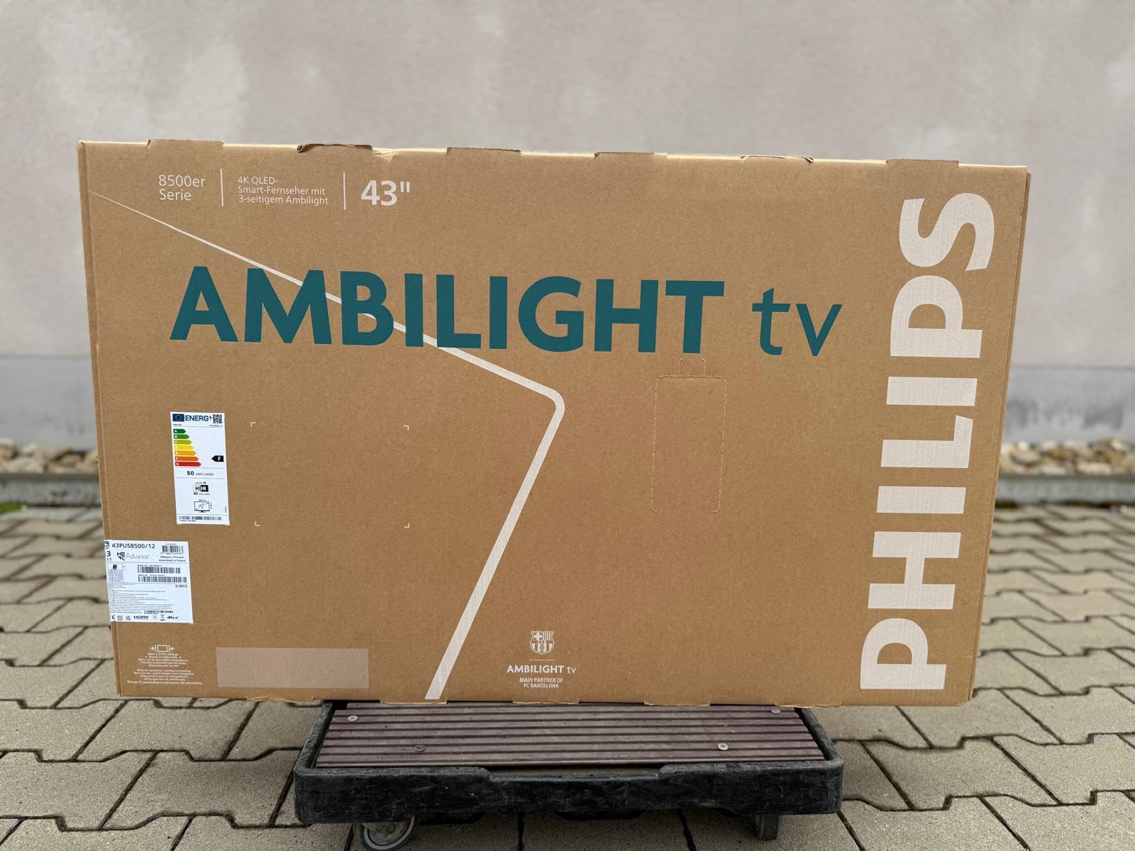 Philips 43PUS8500/12, 109,2 cm (43"), 3840 x 2160 Pixel, Smart-TV, WLAN, Schwarz (43PUS8500/12)