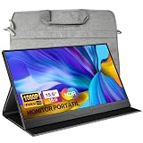 Monitor Portátil 15,6" Polegadas 1080P FHD USB-C HDMI para Jogos, Tela IPS Ultrafina com Capa Inteligente e Alto-falantes, Monitor Externo (M157ZS) — imagem 1