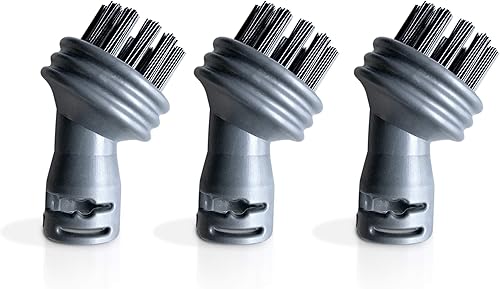 Kit 3 cepillos redondos de nailon para vaporetto Easy, Go, Smart Mop y Smart 100