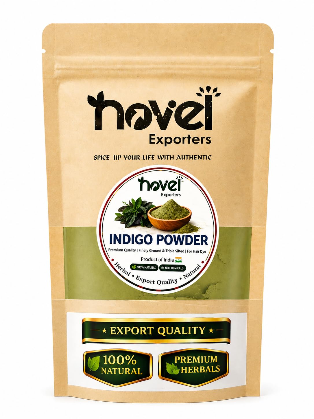 Novel Exporters Premium Indigo Powder for Natural Hair Dye | 100% Pure Herbal Indigo (50G)-picture-30
