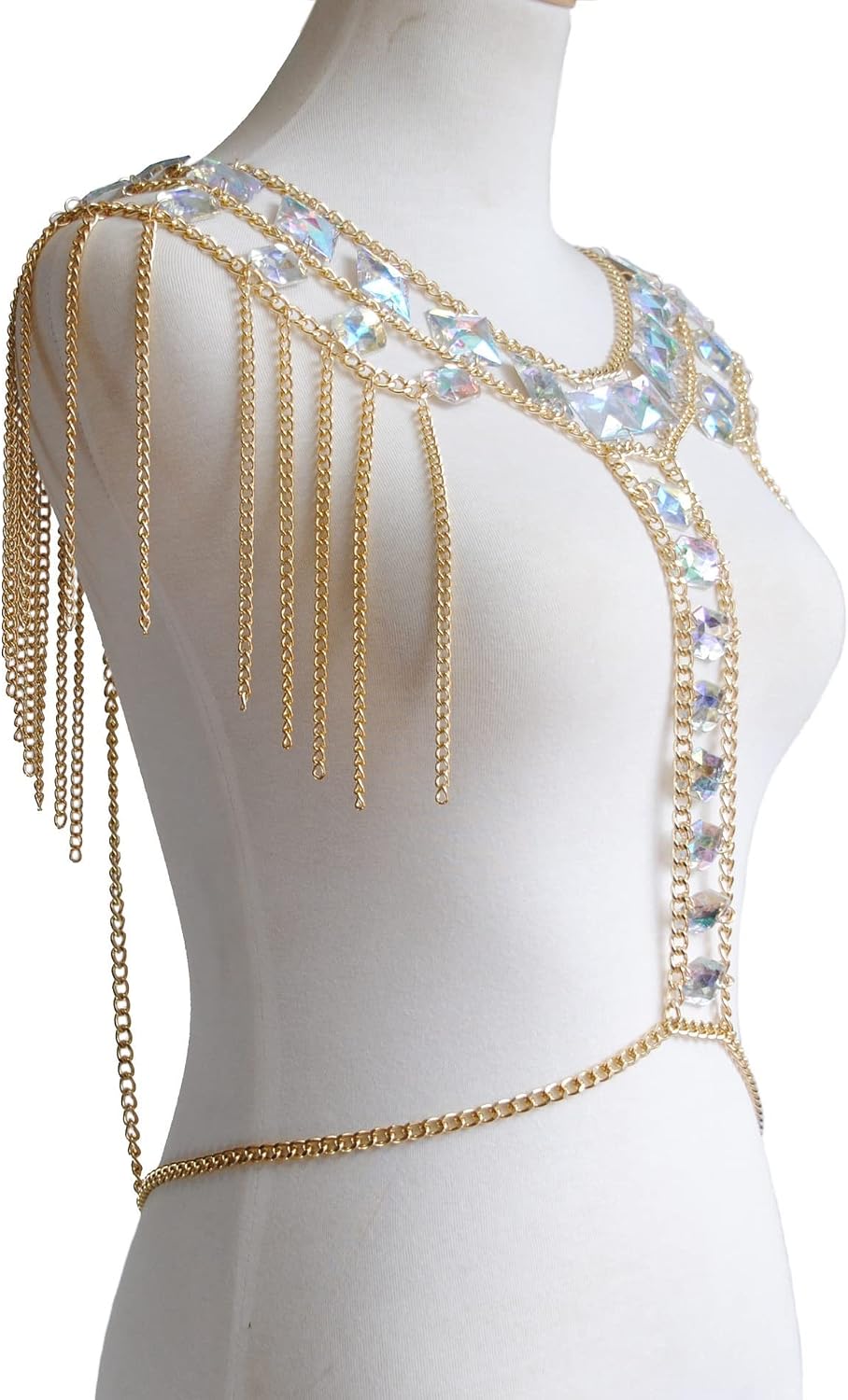 Sexy Acrylic Fashion Splicing Nightclub Beach Jewel Body Shoulder Chain