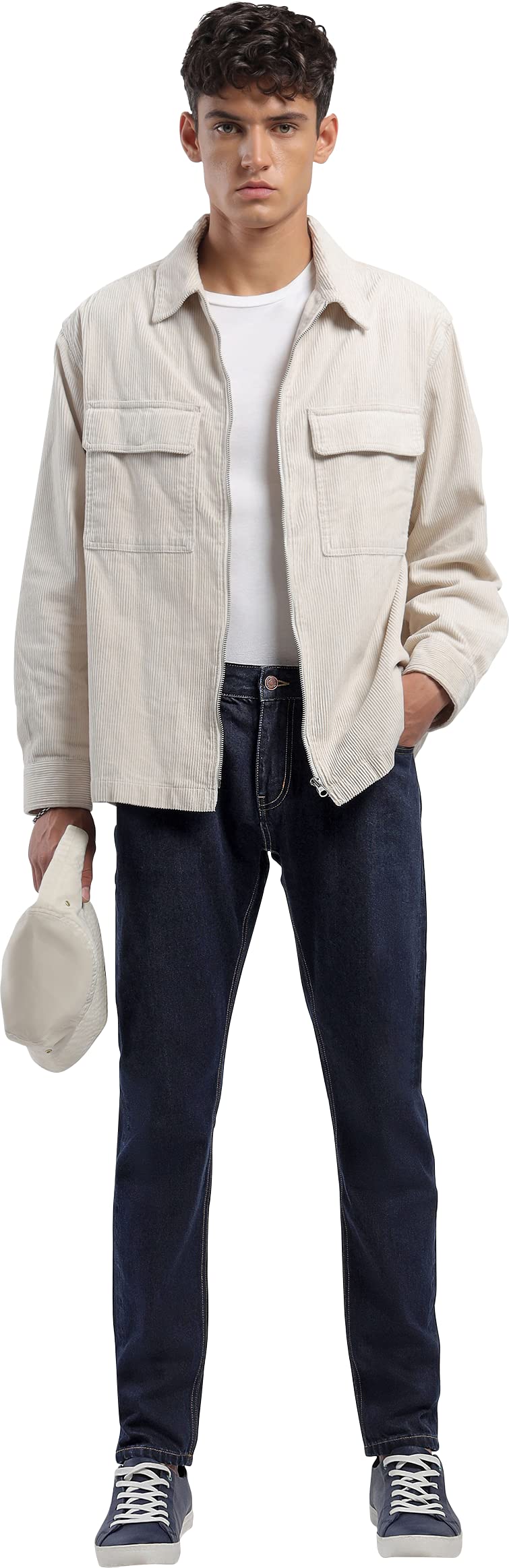 Noggah Self Designed Blue Mid Rise And Slim Fit Full Desertcart