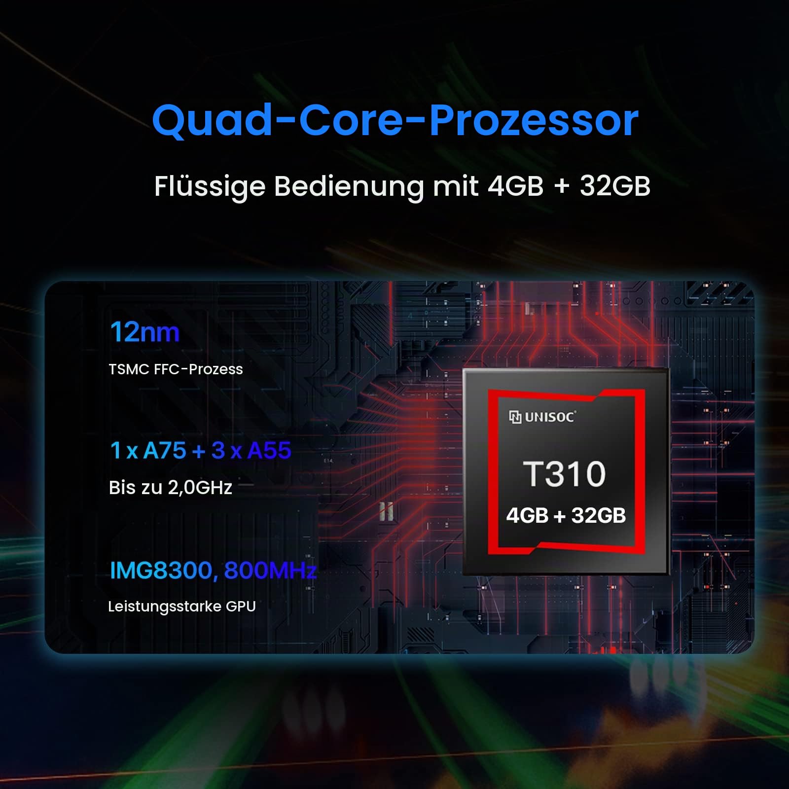 UMIDIGI Power 5S Smartphone Ohne Vertrag Günstig, 6150mAh Akku Handy Günstig, 6.53" HD+ Display, 4GB+32GB, 16MP Kamera, 4G Dual SIM, 3-Kartenfächer, OTG, GPS, Face Unlock, entsperrt (Schwarz)