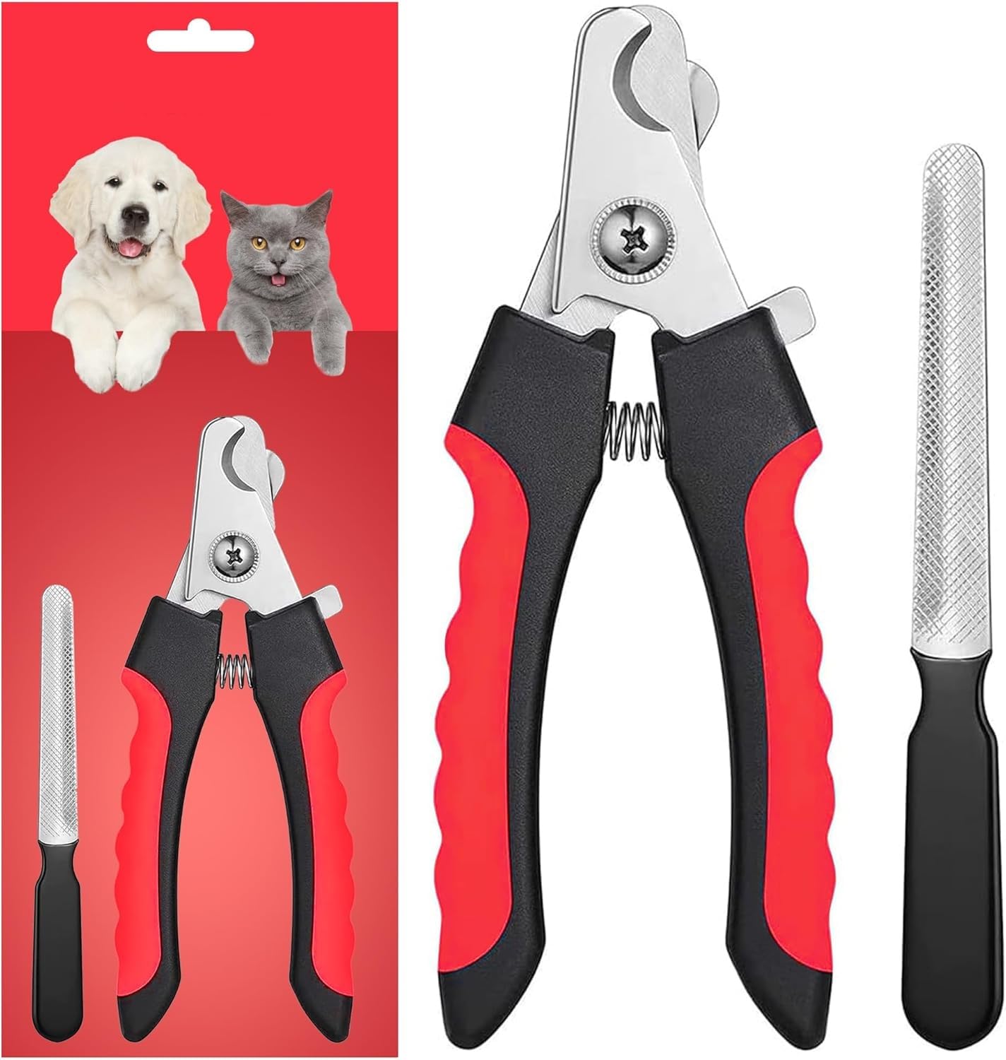 PET CHOIX Nail Clippers & Cutter with Free Nail File, Dog Nail Trimmers for Large and Small Dogs, Cat Nail Clipper, Professional Grooming Tool for Pets (Colors May Vary) (B0DDM5268K) Amazon Price History, Amazon Price Tracker