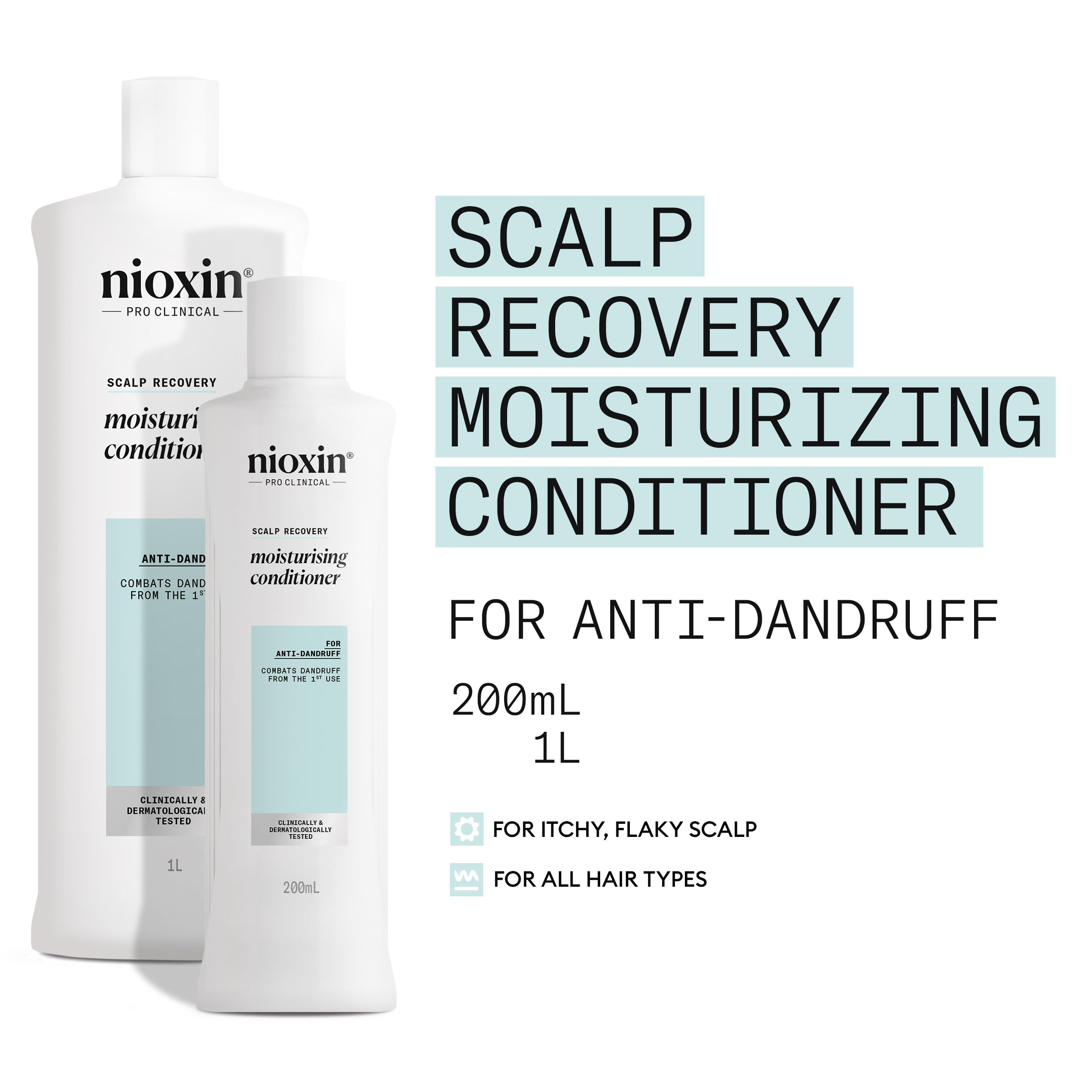 Hydrating anti-dandruff conditioner Nioxin 1000ml, Neutral, 1 l (Pack of 1) - Image 2