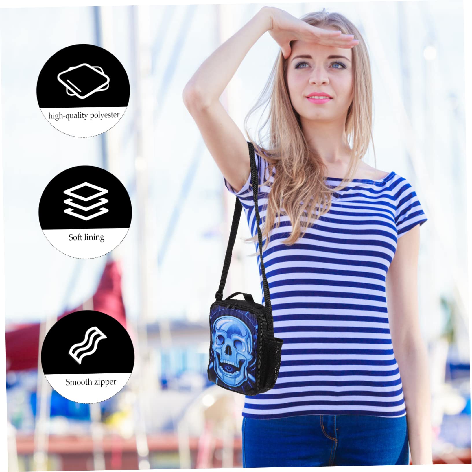 TOPBATHY 3piezas Bolsa Térmica Para Almuerzo Infantil Mochila De Comida Aislante Para Escuela Picnic y Diseño Práctico y Resistente Al Agua