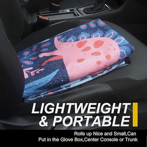 Miniatura 285 de Funda protectora de asiento de automóvil, para asientos delanteros, para entrenamiento de gimnasio, correr, nadar, playa y senderismo, impermeable