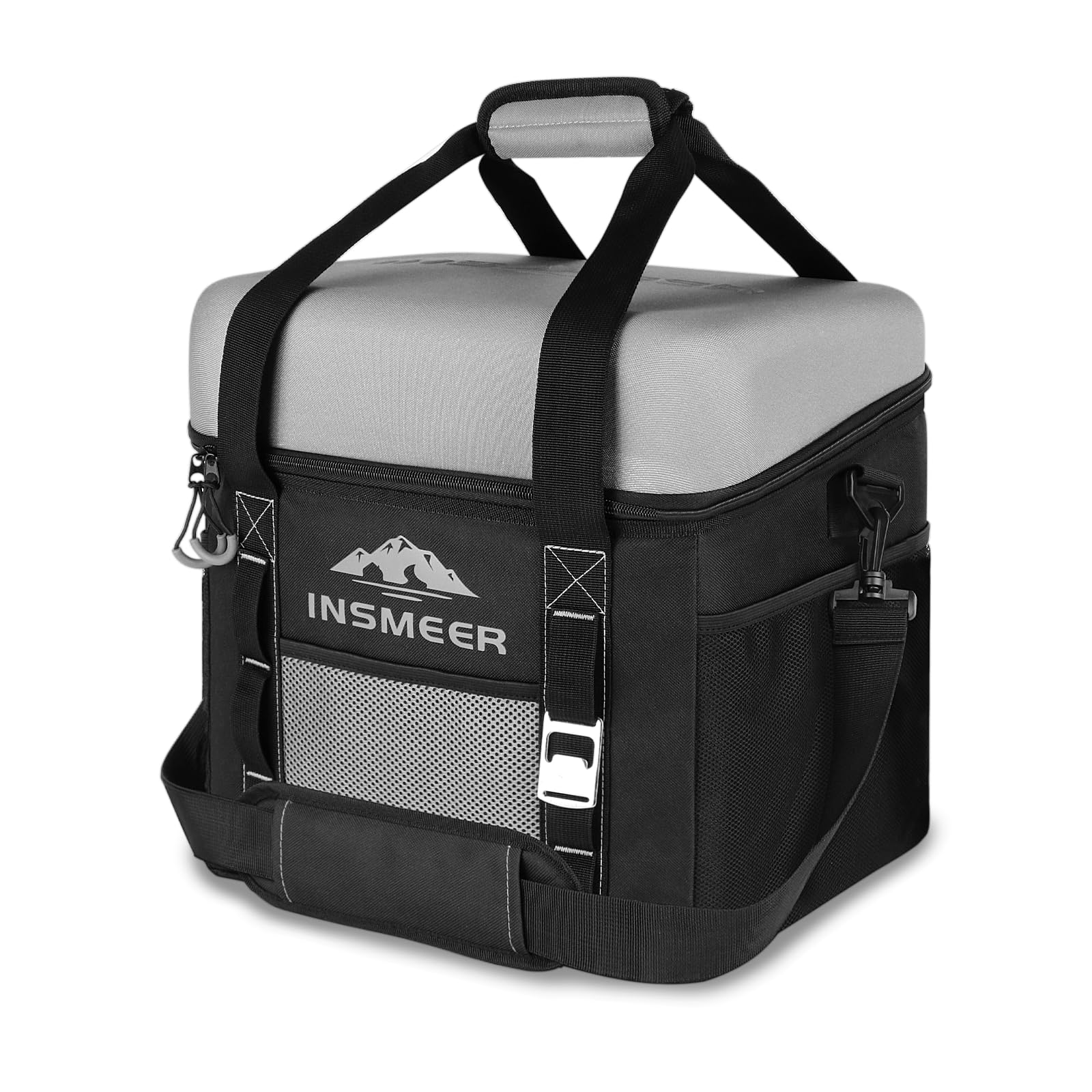 Sac Isotherme INSMEER Pliable – 36 Ou 50 L, Couvercle EVA Dur, étanche – Pique-nique, Plage, Camping, Courses