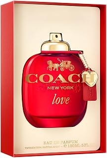 Coach Love Jumbo Eau de Parfum Spray - Women's Fragrance - Floral Fruity - With notes of Wild Strawberry, Red Velvet Rose & Vibrant Cedarwood - 5.0 Fl Oz