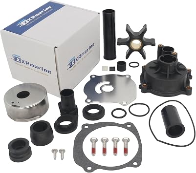 5001595 Fits Johnson Evinrude E-TEC 75-250 HP Water Pump Impeller Kit | Outboard Motor Parts with Housing, Replacement OMC BRP 0435929 0777802 Sierra 18-3315-2, Complete Repair Kit