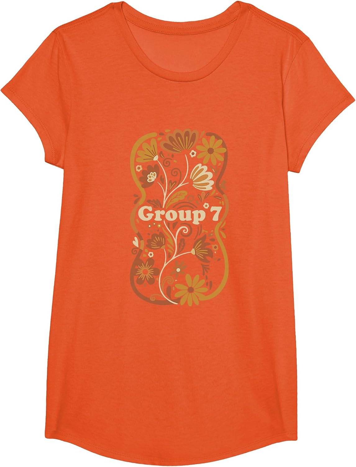 Group 7 Floral Funny Meme Viral Trend Group Seven T-Shirt image 3