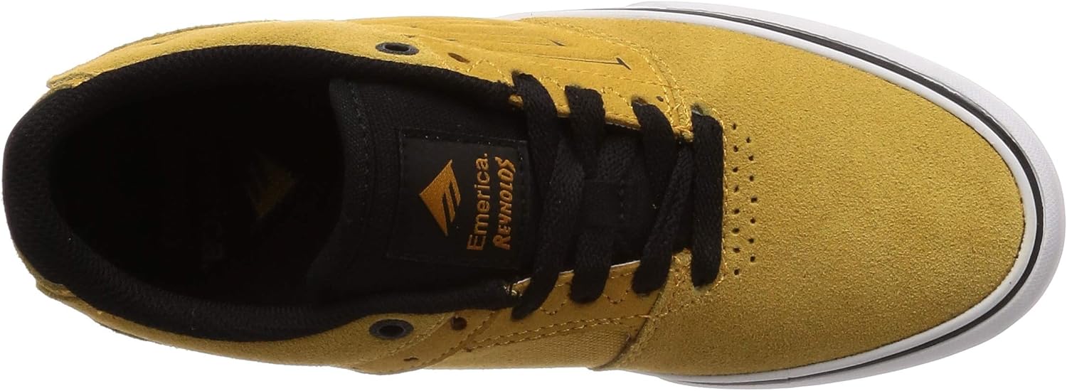 Emerica Men's The Reynolds Low Vulc Skate Shoe 7.0 Medium US Yellow