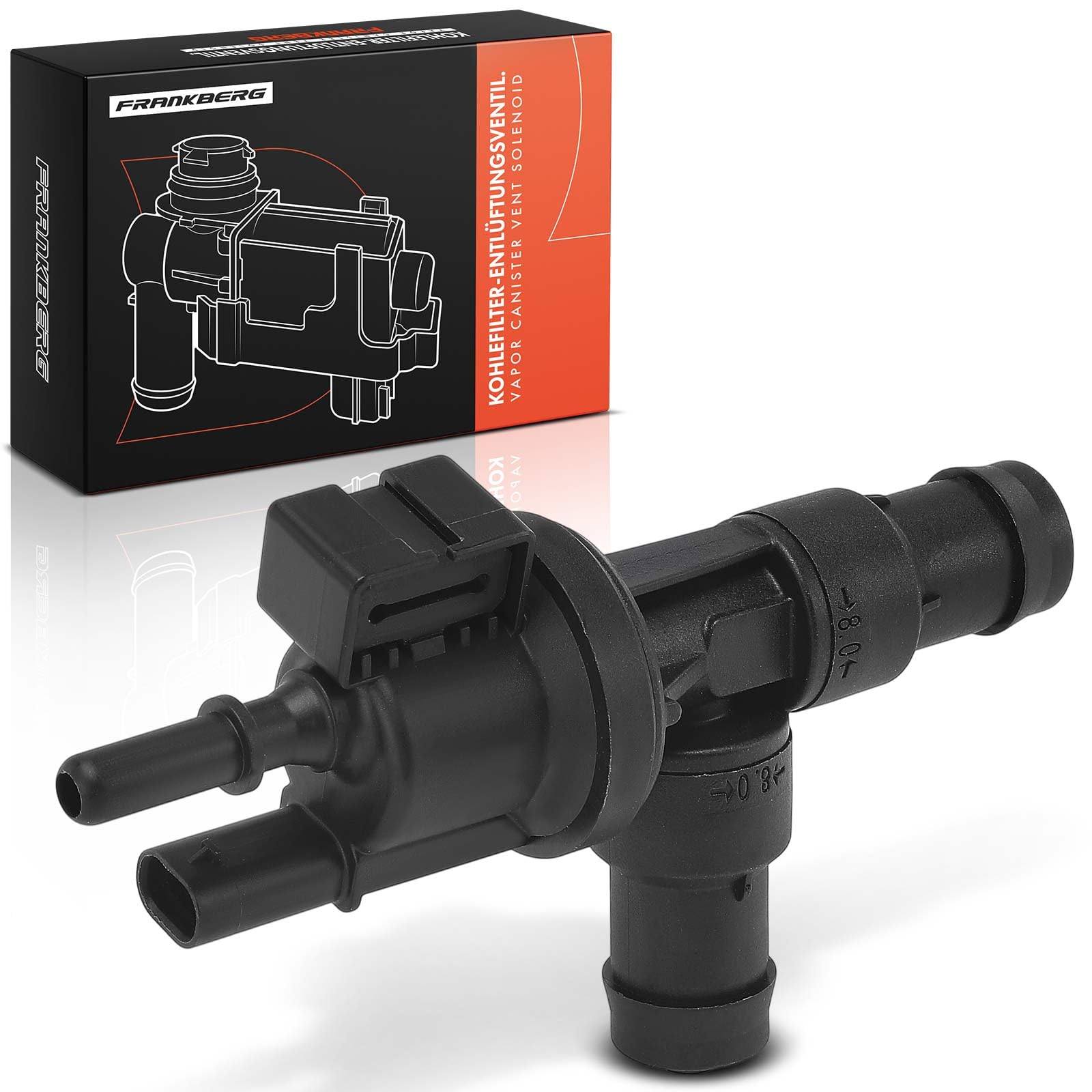 Frankberg Válvula de Ventilación Válvula de Ventilación del depósito 2 Polos Compatible con Serie 1 F20 X3 F97 G01 G08 X5 F95 G05 Serie 1 F20 2 cabrio F23 Serie 3 F30 F80 Serie 3 Touring 13907643106