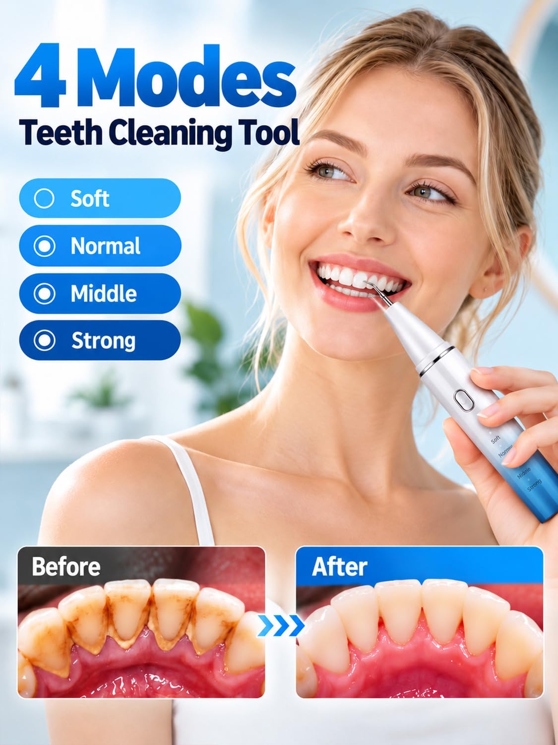 Sonic Dental Cleaner - Travel & Home Use -5 Sonic Dental Cleaner - Travel & Home Use -5