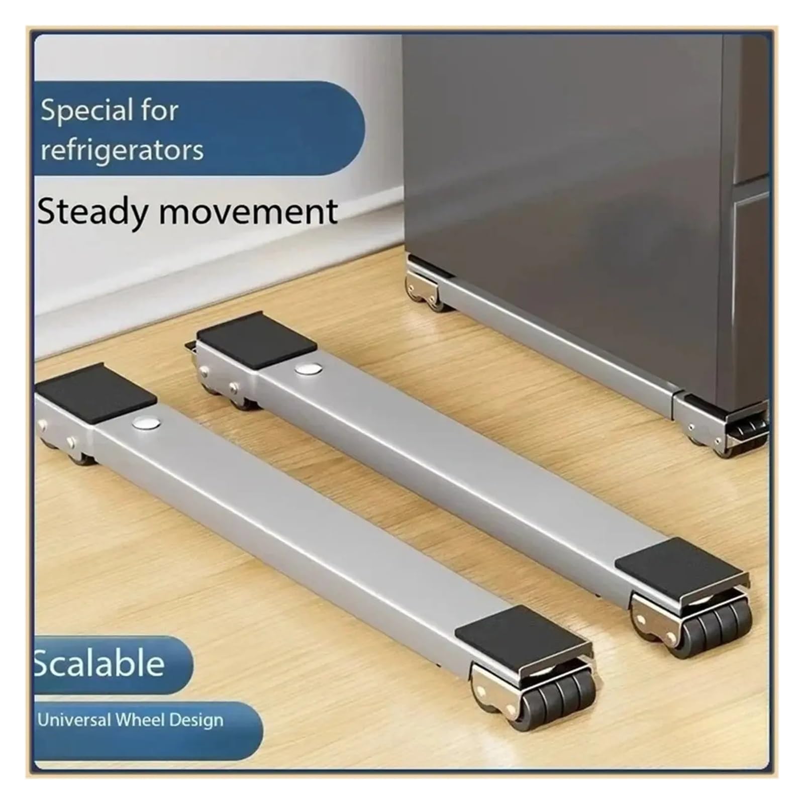 Base Ajustable De Acero Inoxidable Para Lavadora Y Refrigerador Soporte | Soporte Extensible 45-70cm Para Lavadora Secadora Y Nevera Plataforma Anti Vibracion En Acero Inoxidable