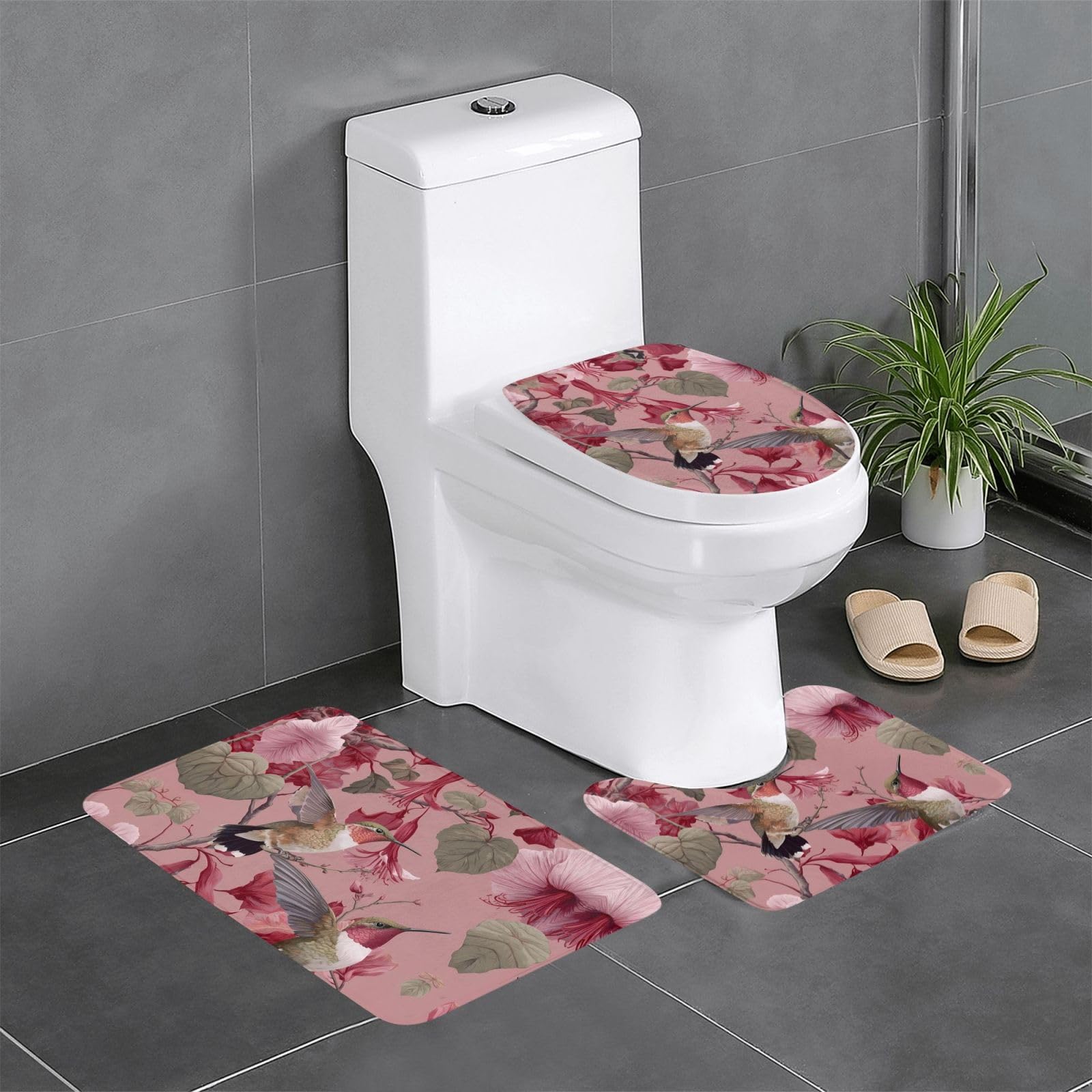 Tapis de bain colibri pour sécuriser et décorer votre salle de bain