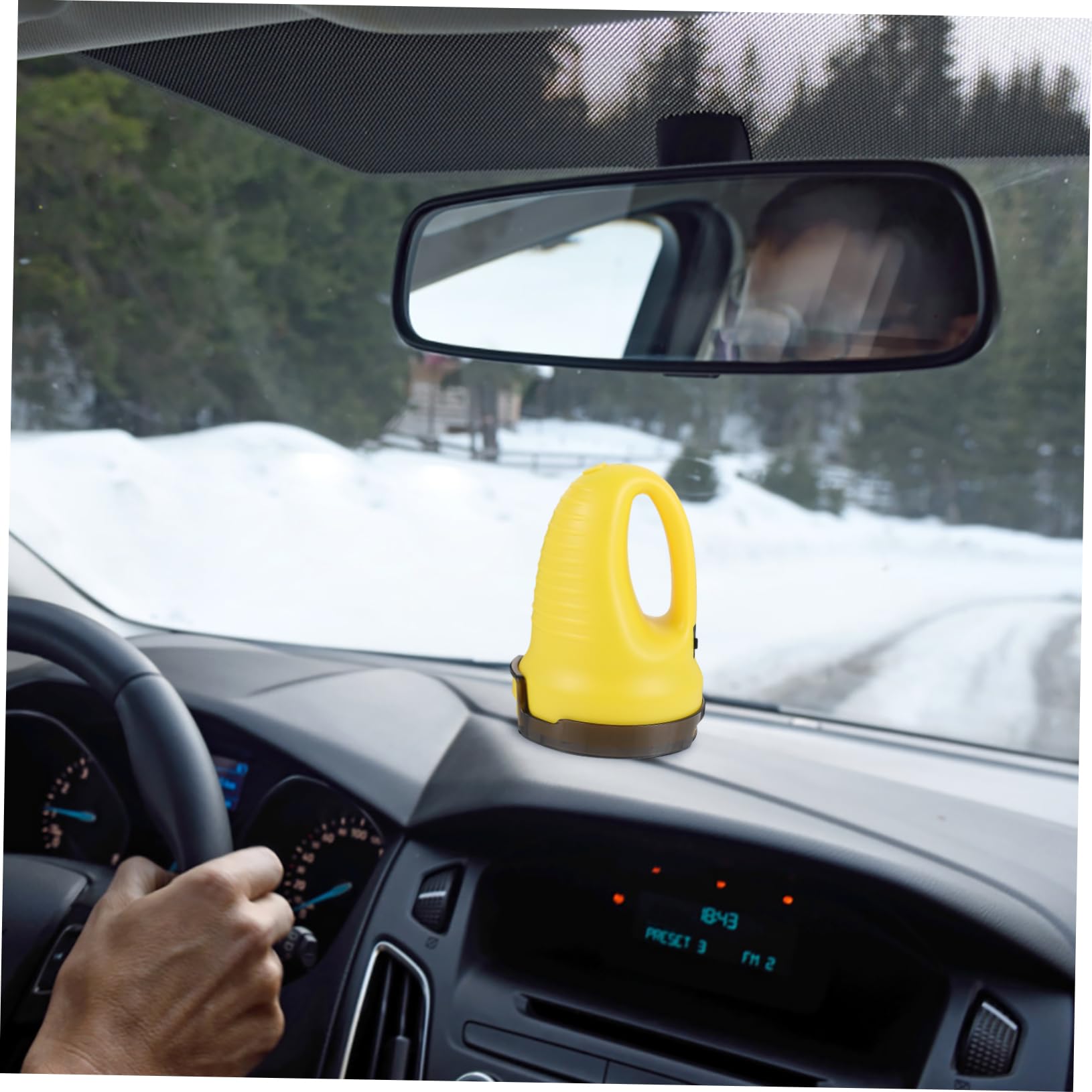 Grattoir à Neige Électrique Abs, Dégivrage et Retrait Neige, Poignée Arquée, Rangement Pratique, pour Voiture, Hiver