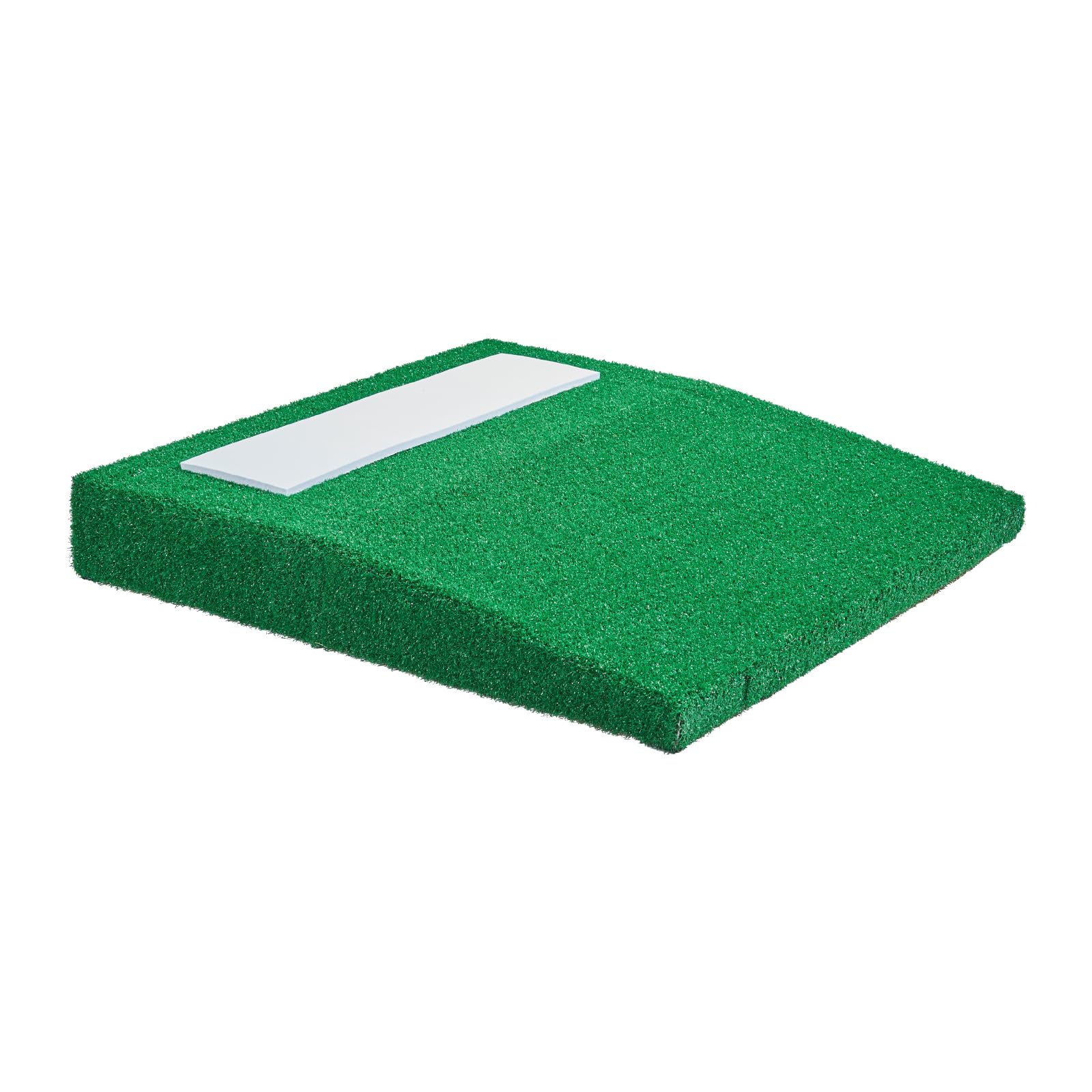 VEVOR Monte di Lancio Portatile per Baseball, 78,74 cm Attrezzatura per Allenamento e Pratica di Lancio per Interni Esterni, Erba Sintetica Anti-Scolorimento, Gomma per Lancio, Maniglia per Trasporto