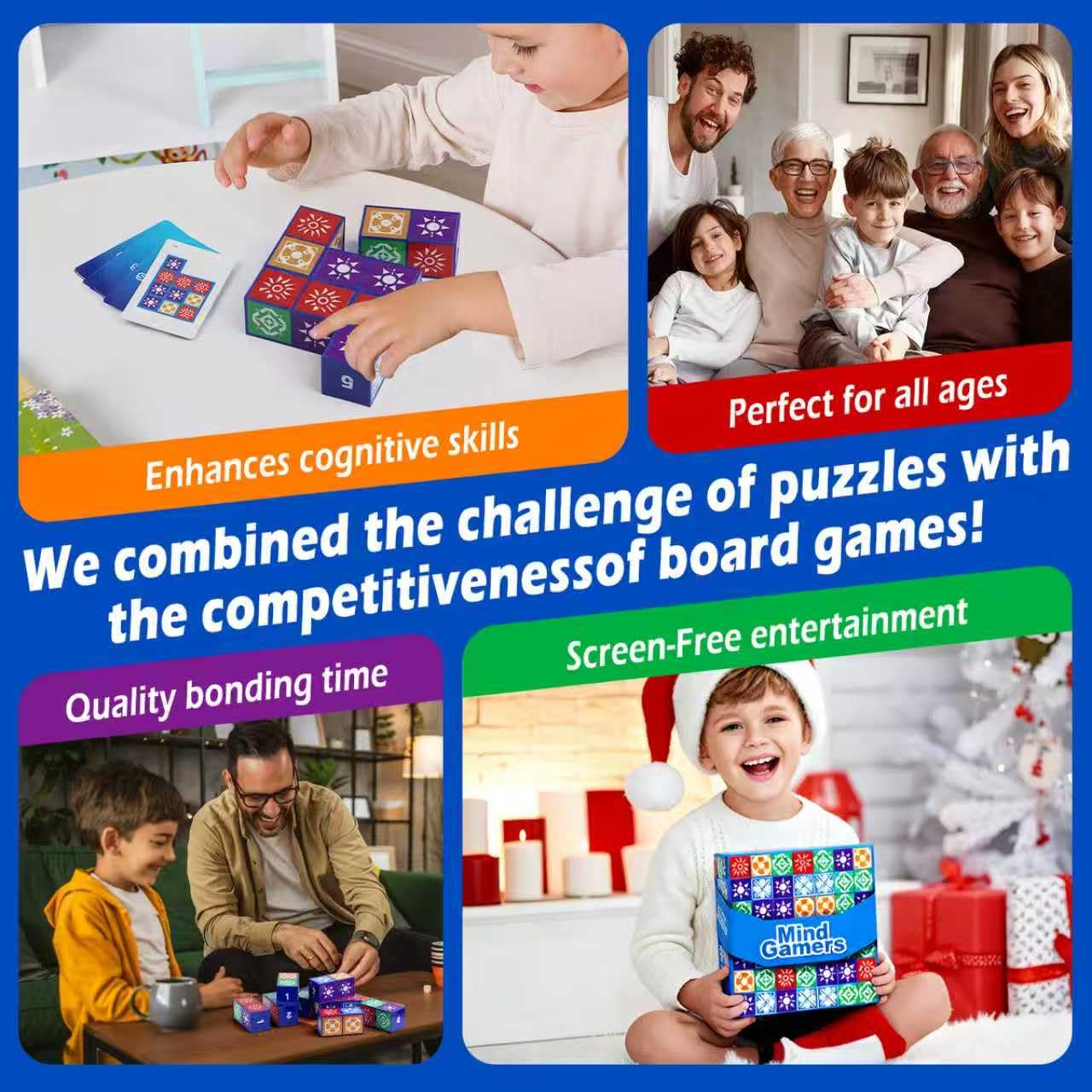Puzzle-Kombinationsspiele, Block-Puzzlespiele, visuelle Erkennung, Gesellschaftsspiel für die Familie, um Lösungsfähigkeiten zu entwickeln