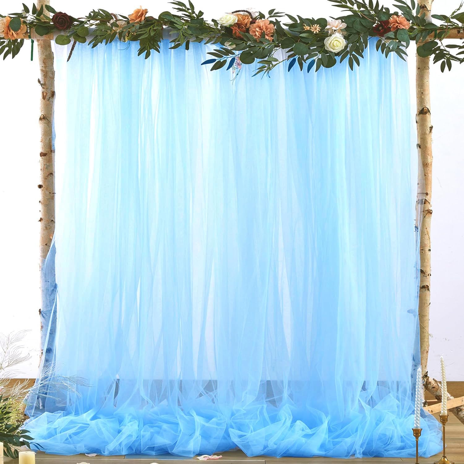 See full amazon price history chart for HomeArt Sheer Backdrop Curtain Tulle Backdrop Curtains for Parties Wedding Birthday Party Ceremony Photo Shoot 2 Panels Backdrop Curtain for Home Decoration (5x6.5 Feet, Sky Blue) HomeArt Sheer Backdrop Curtain Tulle Backdrop Curtains for Parties Wedding Birthday Party Ceremony Photo Shoot 2 Panels Backdrop Curtain for Home Decoration (5x6.5 Feet, Sky Blue) (B0CSB1XK94) Amazon Price History, Amazon Price Tracker