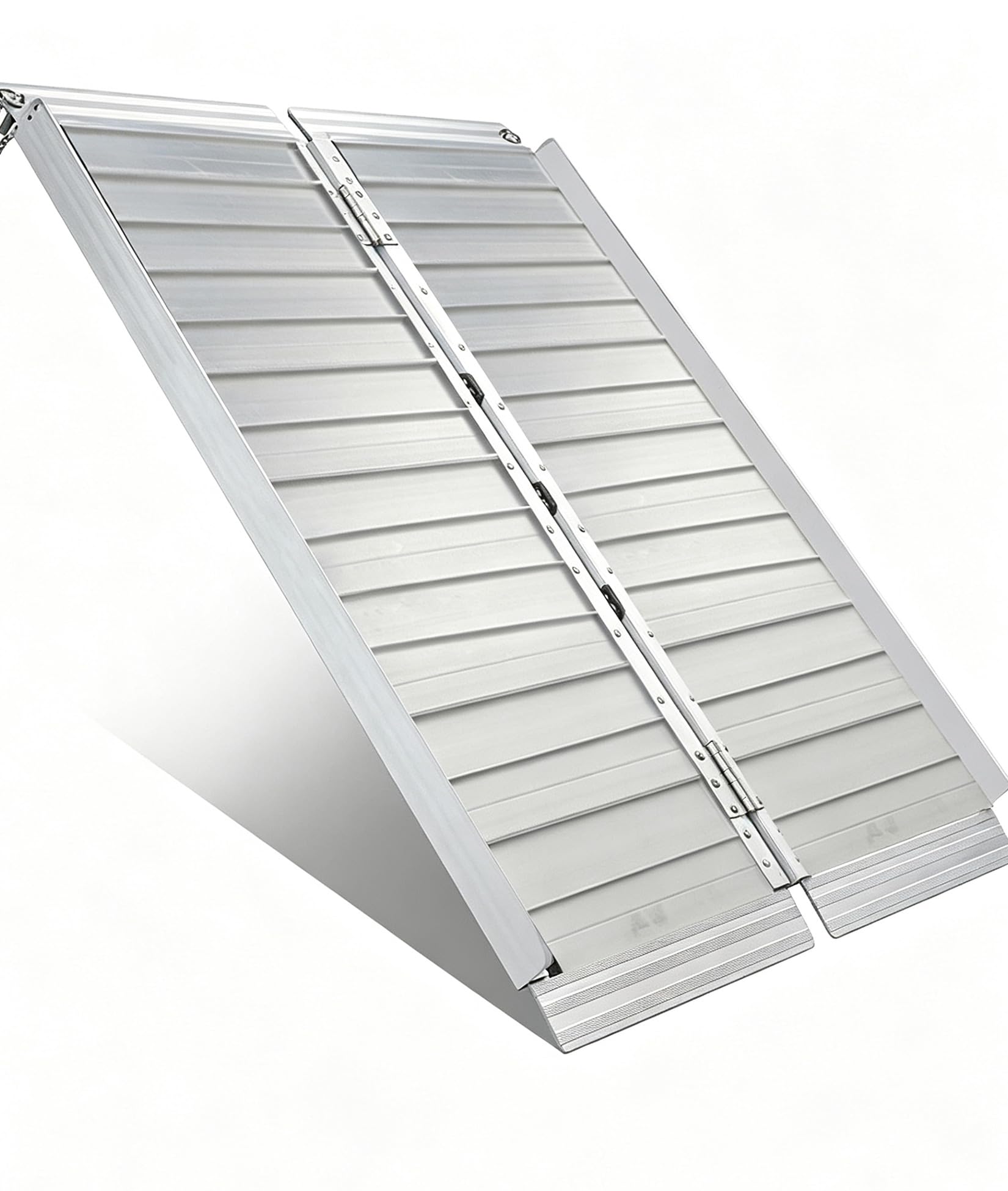 Rampas de Acceso para Personas, Barandillas para Rampas de Acceso para Sillas de Ruedas, Rampa de Aluminio para Sillas de Ruedas con Superficie Antideslizante,6ft