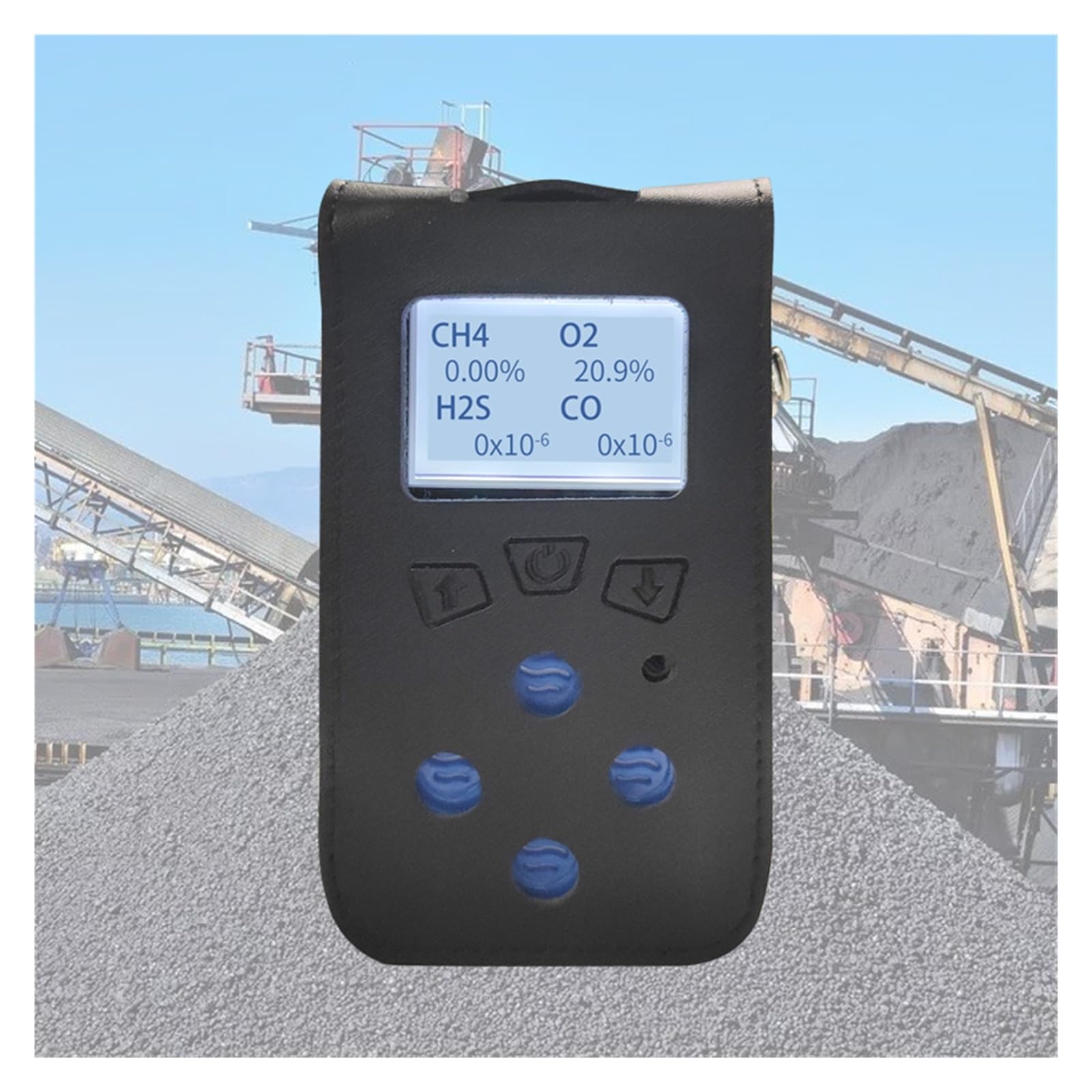 Ulsfvgaxrtk ±3%Fs Gas Detector, Portable Sulfur Dioxide Analyzer, Gold Supplier Gas Detector, Mining Use With Backlight Display