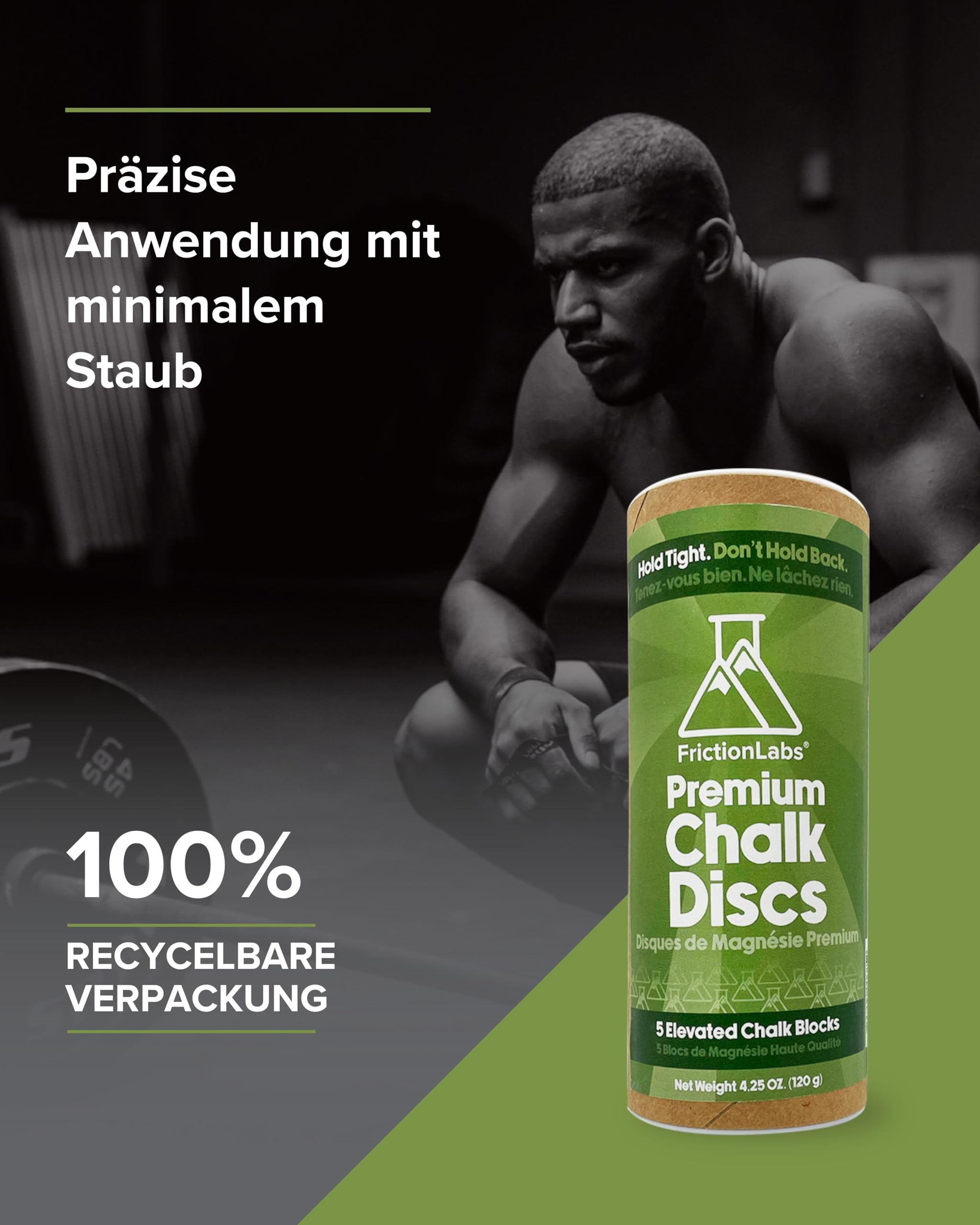 Friction Labs Gym Chalk - Magic Ball, PRO Ball (Chalk Bag Socke) oder Discs | Ungiftige Kletterkreide für Bouldern, Gymnastik & mehr