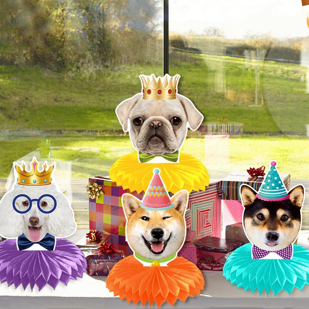 Amazon.com: Nicime 9pcs Dog Honeycomb Decorations, Cute Animal