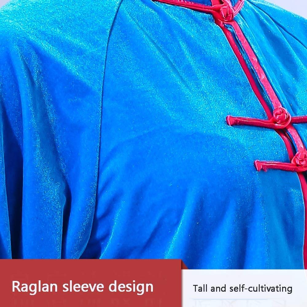 Tai Chi Mundury Złoty Aksamit Tai Chi Odzież Tai Chi Mundury Kung Fu Unisex Tradycyjna Chińska Odzież Tang Garnitur Dwuczęściowe Sztuki Walki Odzież Dla dorosłych, Zielony-XX-Larg